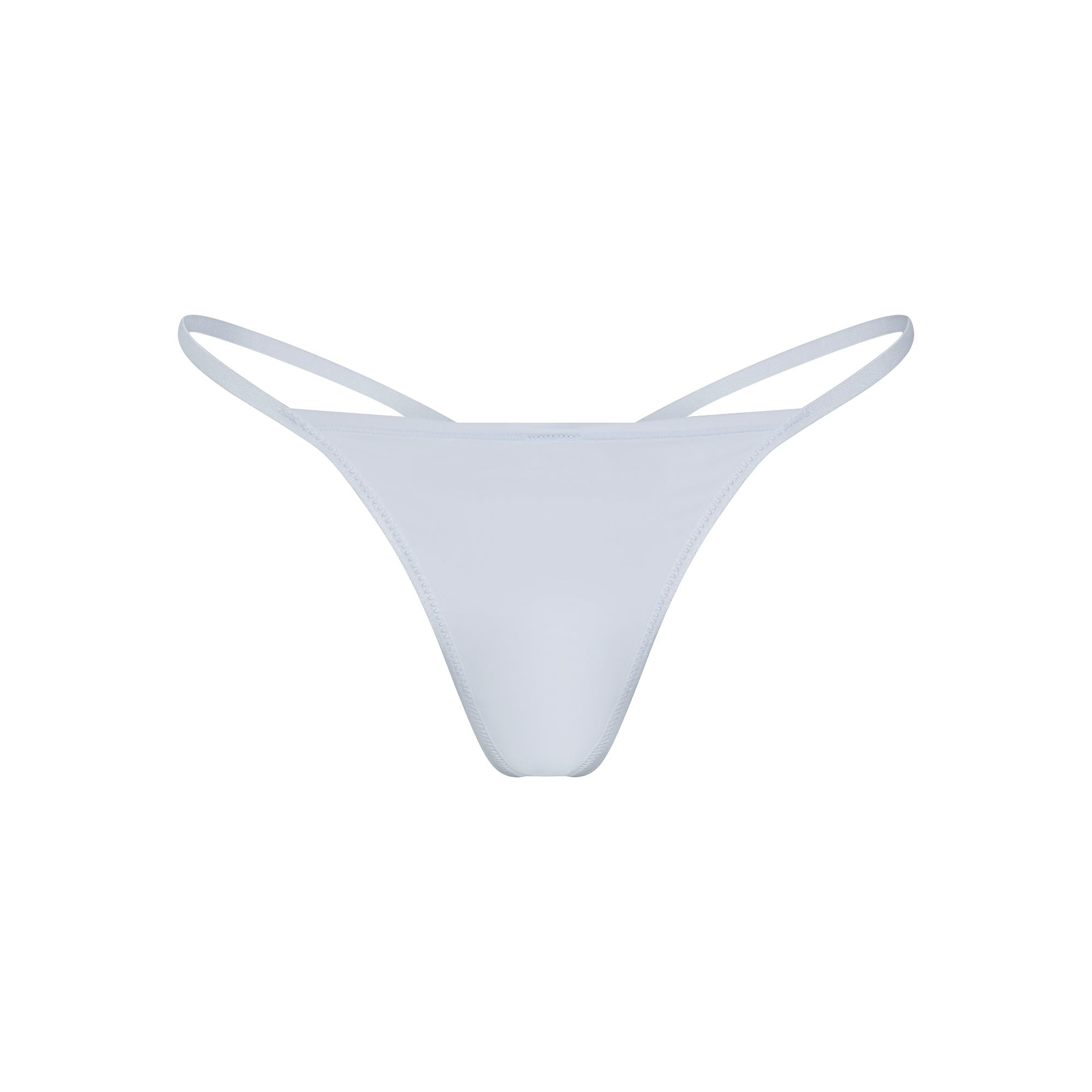 FITS EVERYBODY T-STRING THONG | BLUE QUARTZ & LAYS FLAT ON A WHITE BACKGROUND | FLT