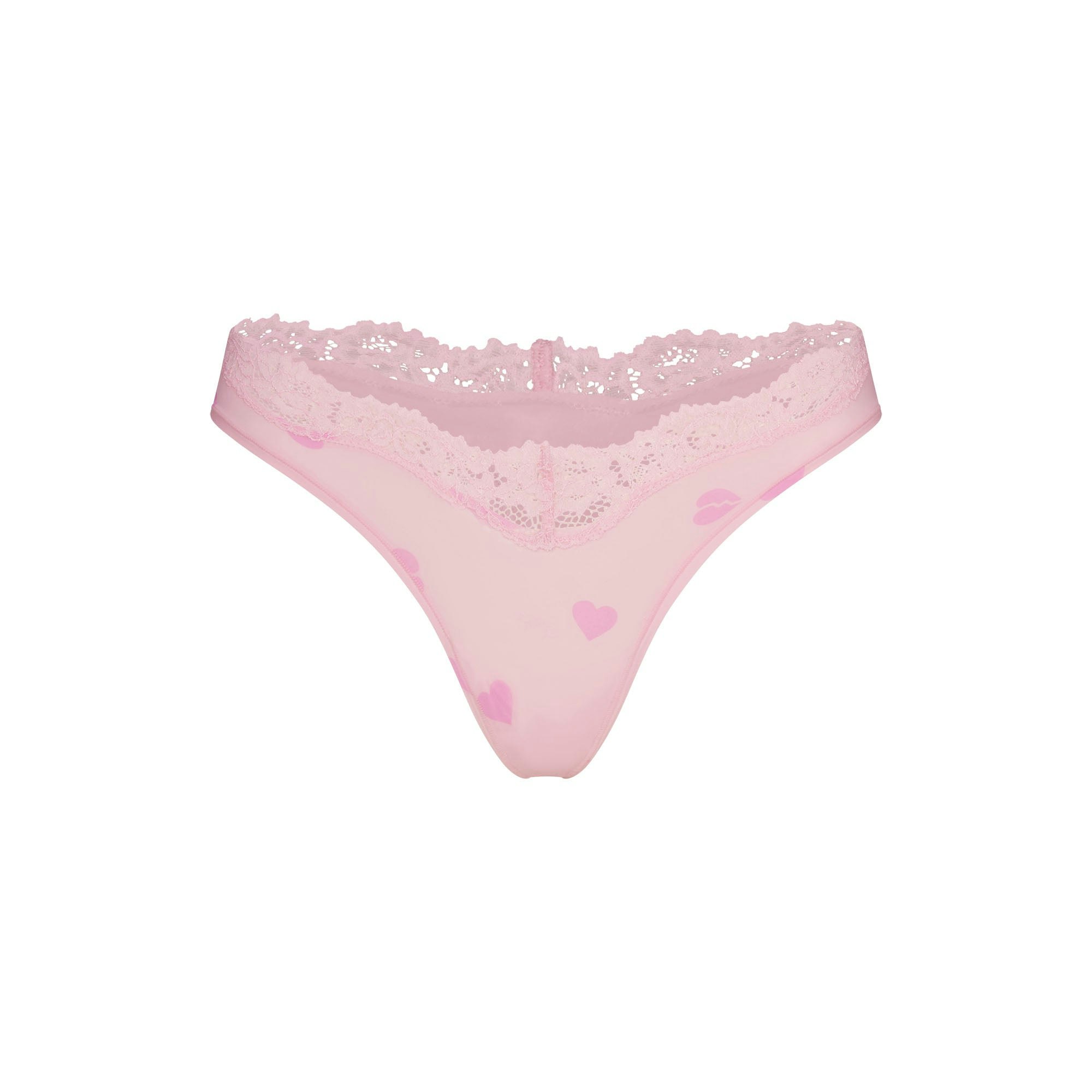 FITS EVERYBODY LACE DIPPED THONG 5-PACK | HEART BREAKER MULTI ADDITIONAL FABRIC DETAILS | about this fabric 