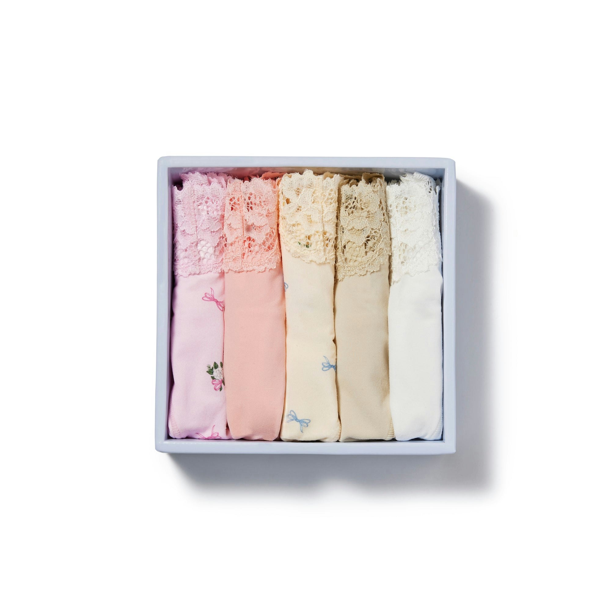 FITS EVERYBODY LACE DIPPED THONG 5-PACK | BALLET MULTI ADDITIONAL FABRIC DETAILS