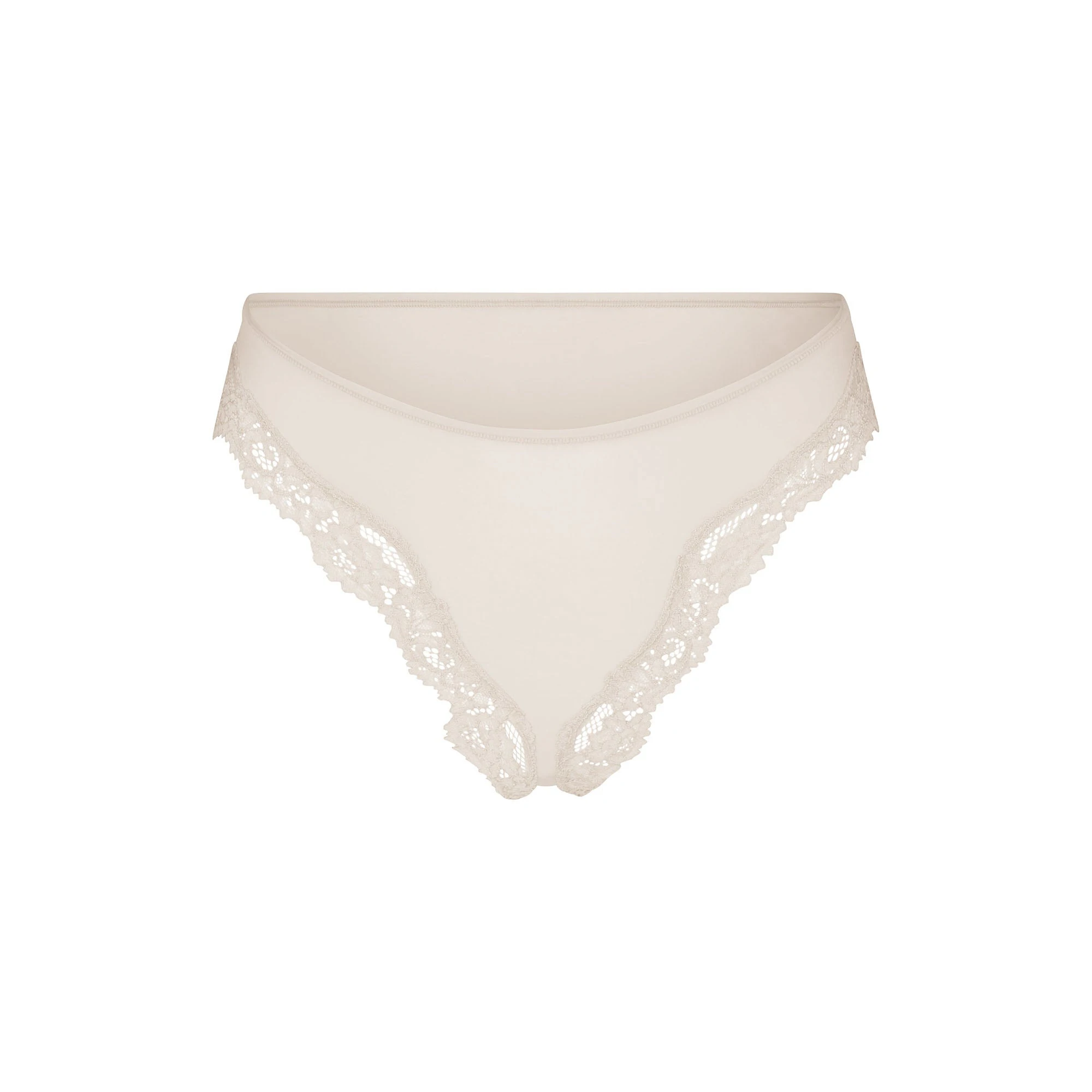 FITS EVERYBODY LACE TANGA | STONE(TANGAS, PANTIES) FLAT ON A WHITE BACKGROUND | FLT