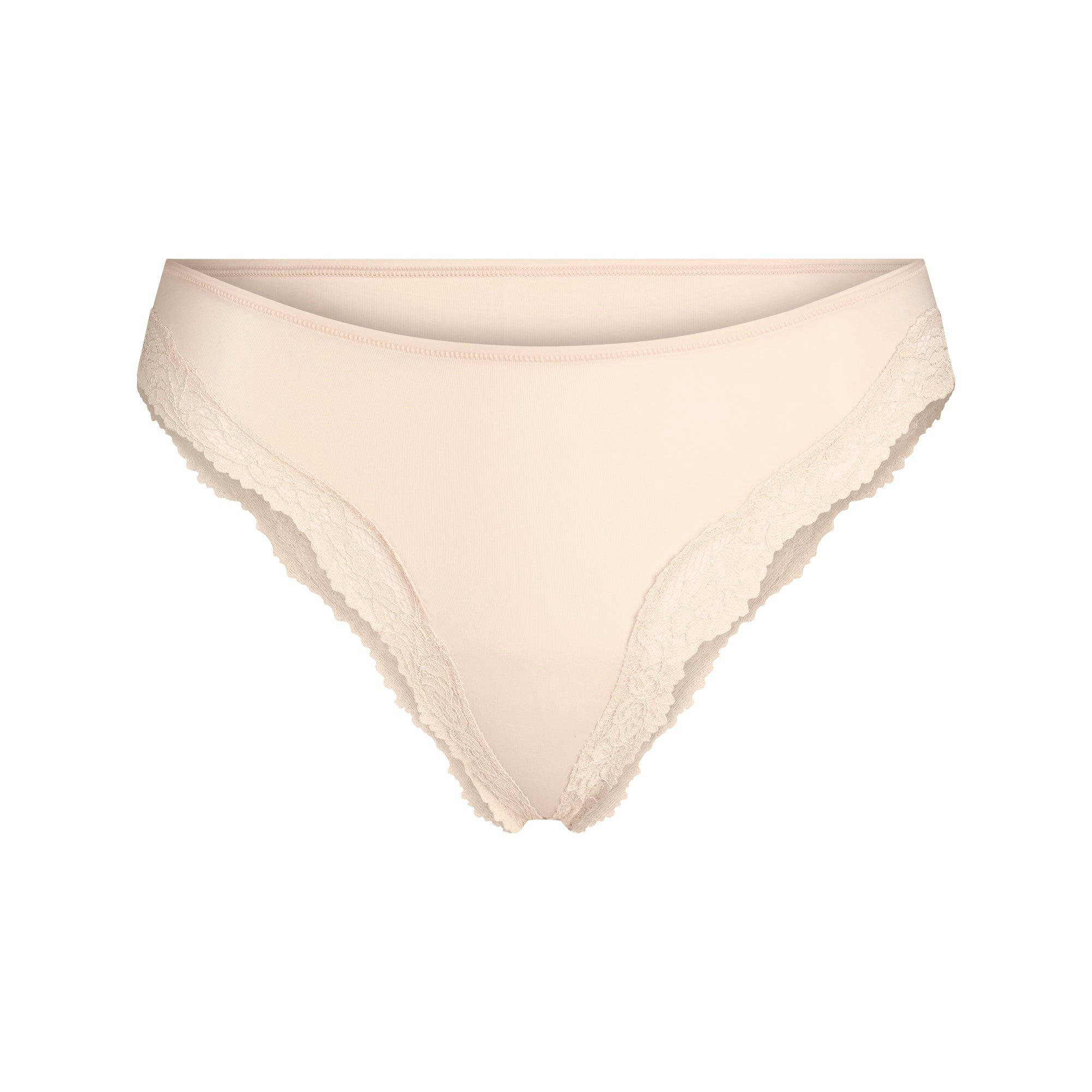 FITS EVERYBODY LACE TANGA | PRIMROSE TONAL FLAT ON A WHITE BACKGROUND | FLT