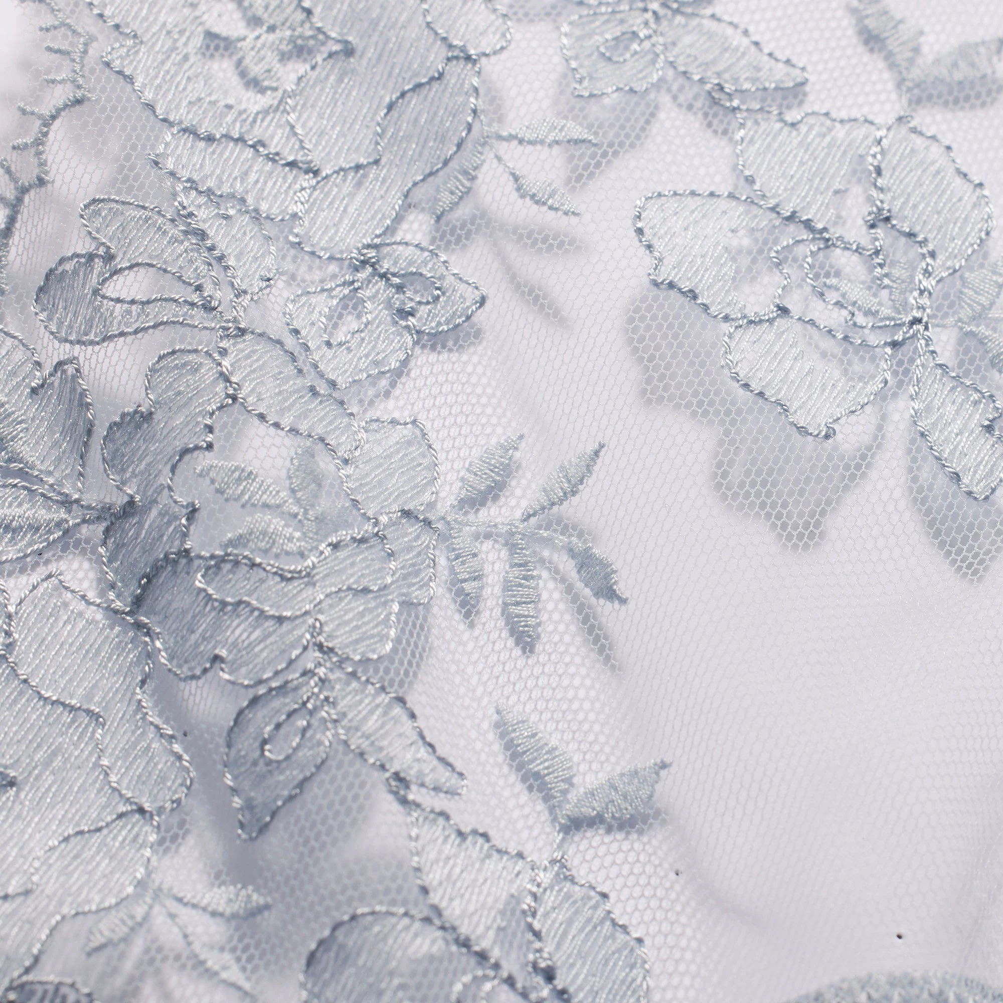 EMBROIDERED LINGERIE UNLINED CORSET | PEARL ADDITIONAL FABRIC DETAILS