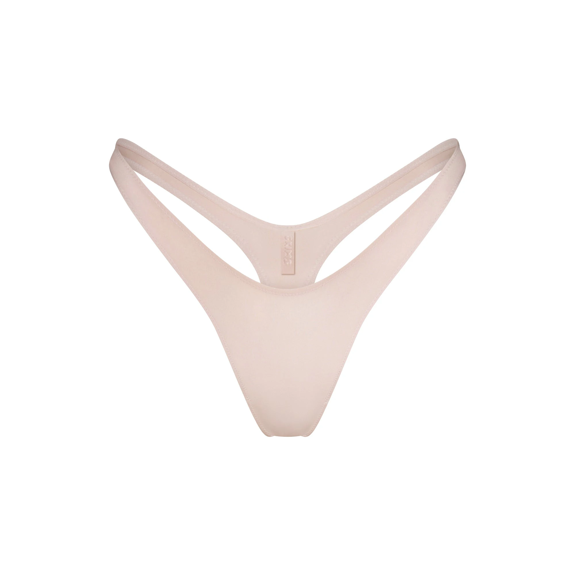 SHINE FOUNDATIONS DIPPED THONG | DUSTY PINK FLAT ON A WHITE BACKGROUND | FLT