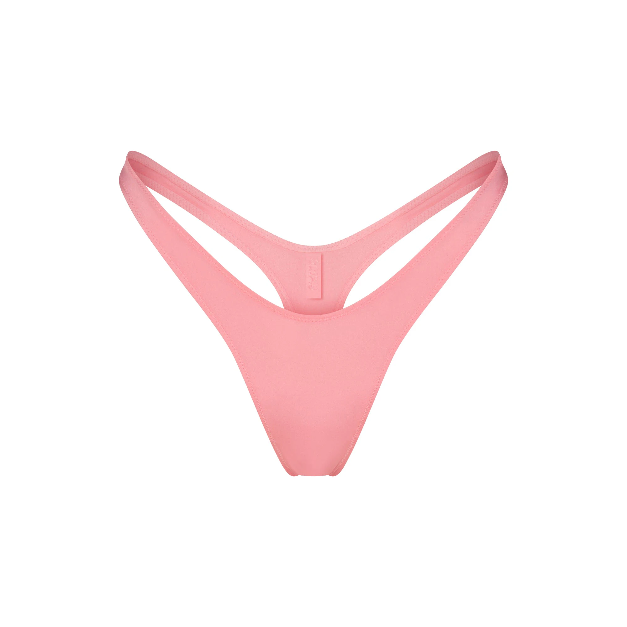 SHINE FOUNDATIONS DIPPED THONG | MELON FLAT ON A WHITE BACKGROUND | FLT