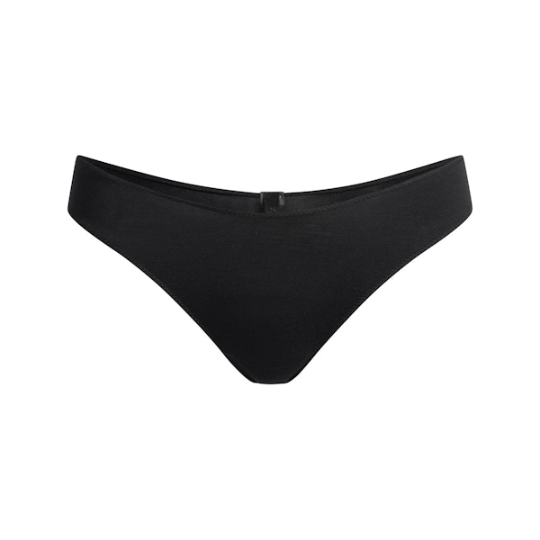 MODAL THONG | OBSIDIAN FLAT ON A WHITE BACKGROUND | FLT