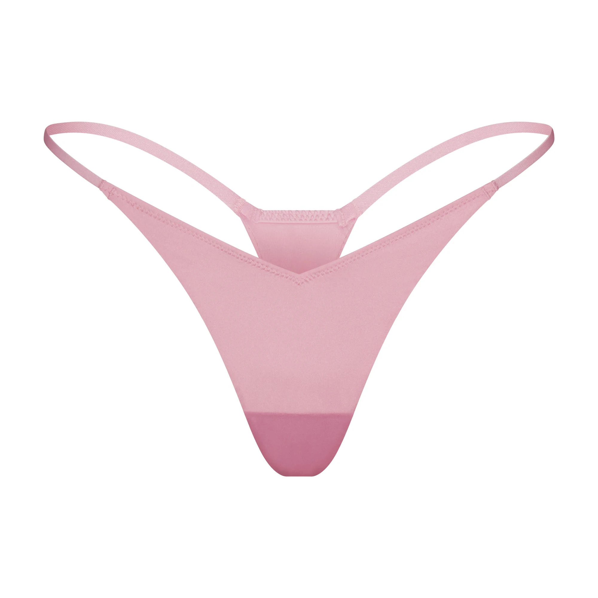 SHINE FOUNDATIONS DEEP V FRONT STRING THONG | CHERRY BLOSSOM FLAT ON A WHITE BACKGROUND | FLT