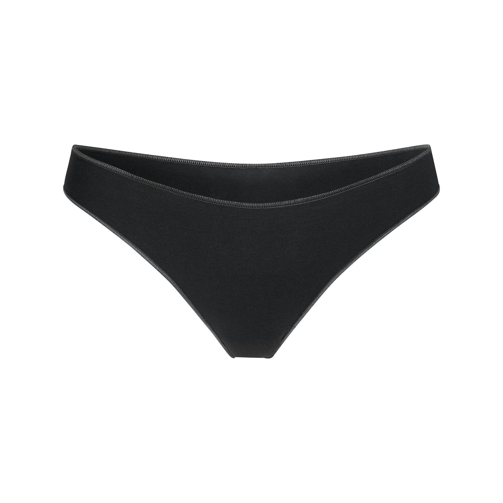 LIGHTWEIGHT COTTON THONG | SOOT TONAL FLAT ON A WHITE BACKGROUND | FLT