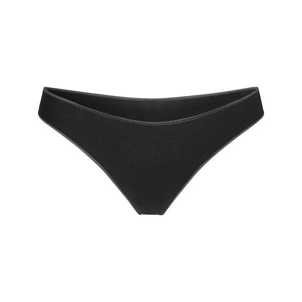 LIGHTWEIGHT COTTON THONG | SOOT TONAL FLAT ON A WHITE BACKGROUND | FLT