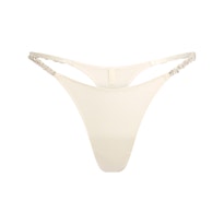 SHINE FOUNDATIONS RHINESTONE STRAP STRING THONG