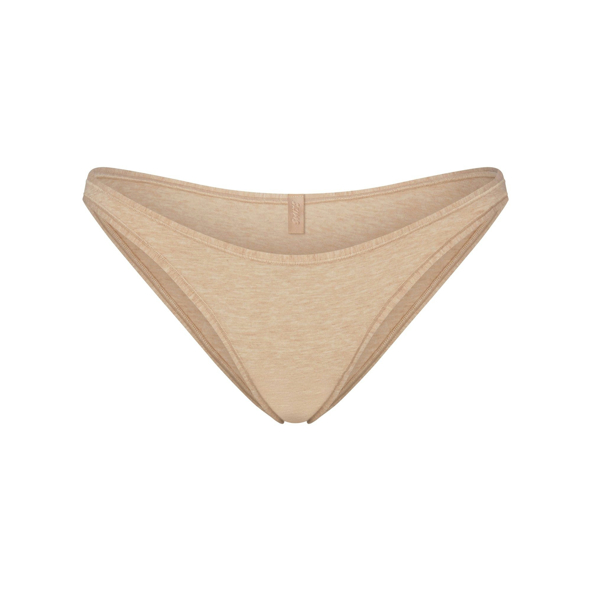 EVERYDAY COTTON BIKINI | CLAY HEATHER FLAT ON A WHITE BACKGROUND | FLT