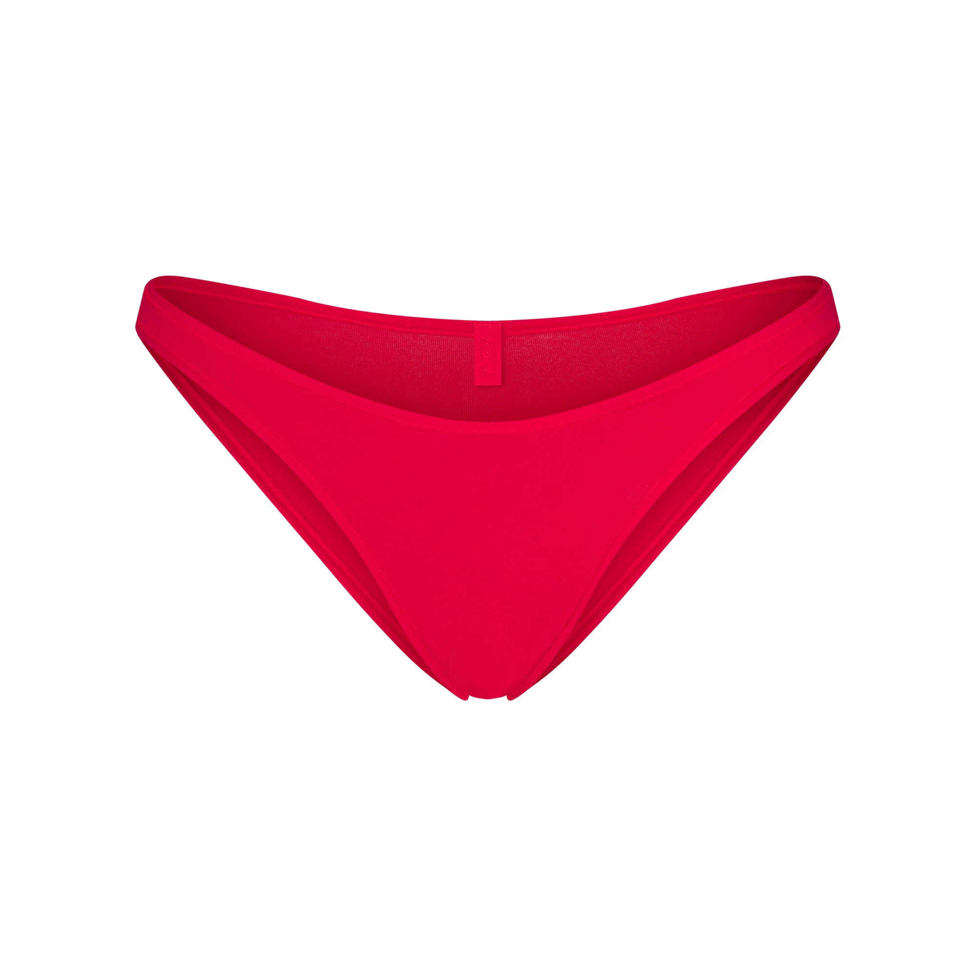 EVERYDAY COTTON BIKINI | CARMINE FLAT ON A WHITE BACKGROUND | FLT