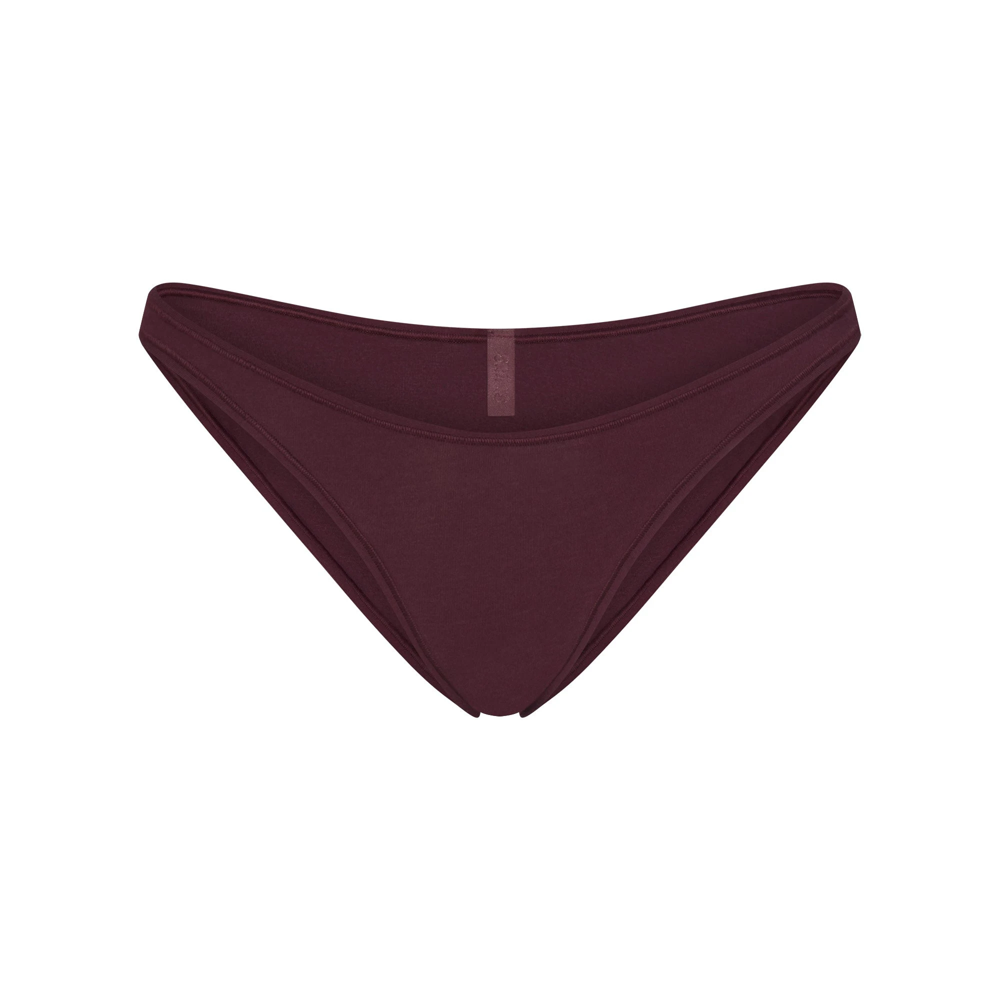 EVERYDAY COTTON BIKINI | CURRANT FLAT ON A WHITE BACKGROUND | FLT