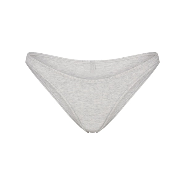 EVERYDAY COTTON BIKINI | LIGHT HEATHER GREY FLAT ON A WHITE BACKGROUND | FLT