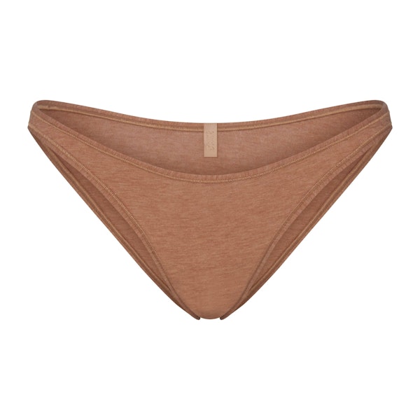 EVERYDAY COTTON BIKINI | SIENNA HEATHER FLAT ON A WHITE BACKGROUND | FLT