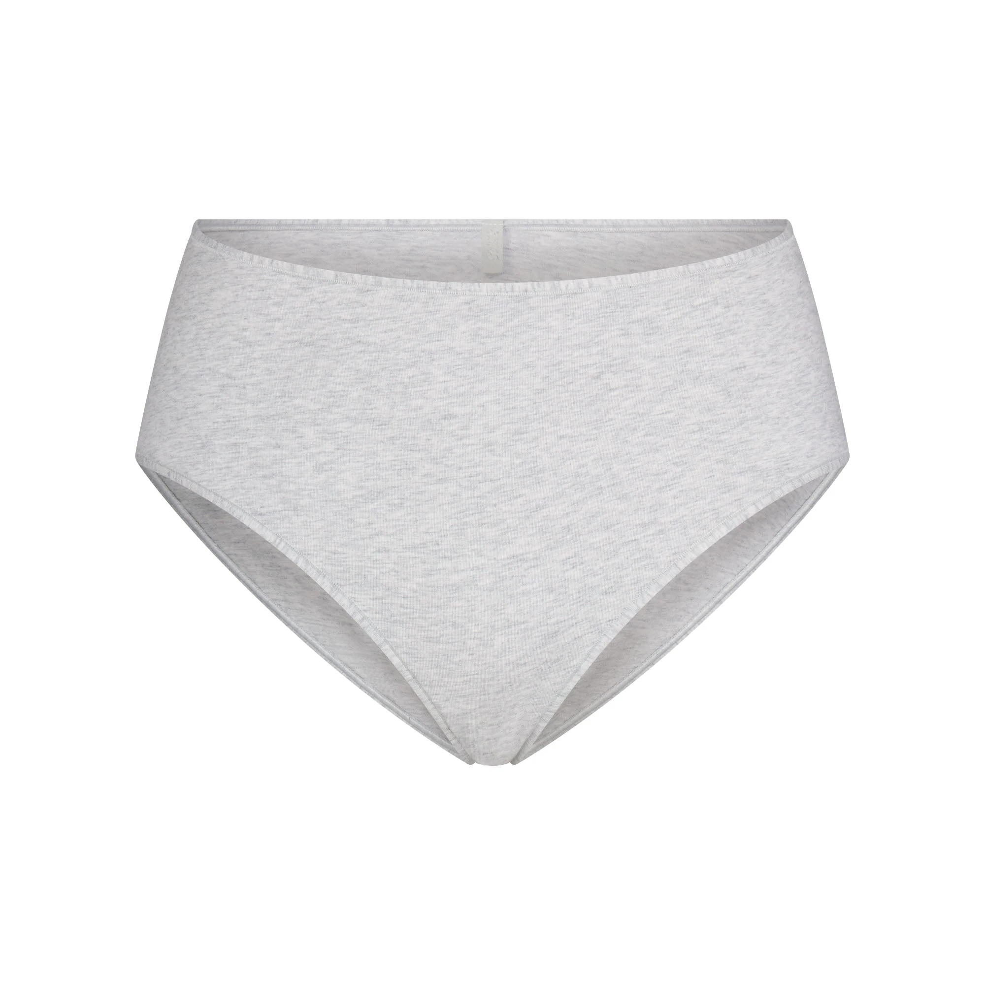 EVERYDAY COTTON BRIEF | LIGHT HEATHER GREY FLAT ON A WHITE BACKGROUND | FLT