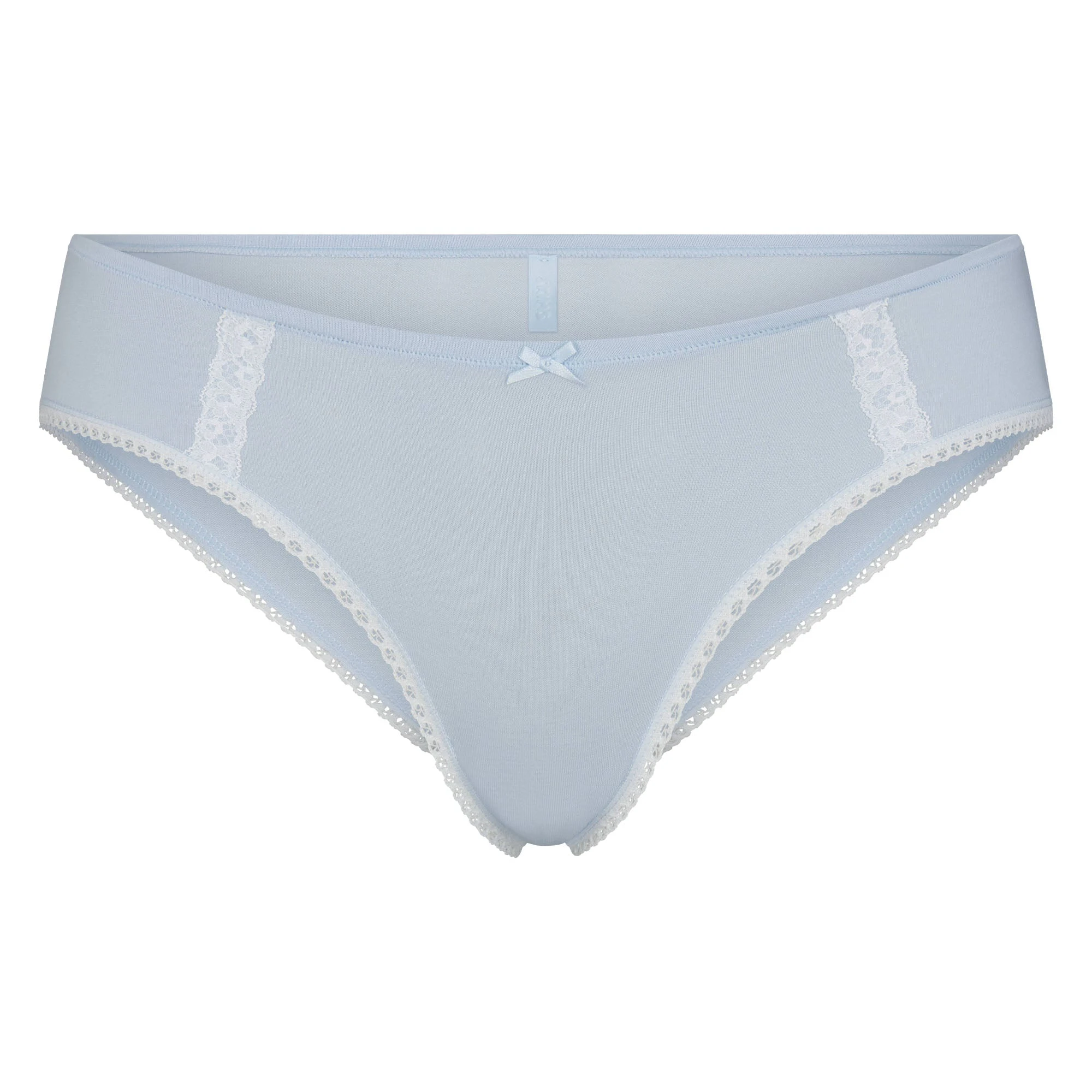 LIGHTWEIGHT COTTON LACE HIPSTER | AIRSPACE FLAT ON A WHITE BACKGROUND | FLT