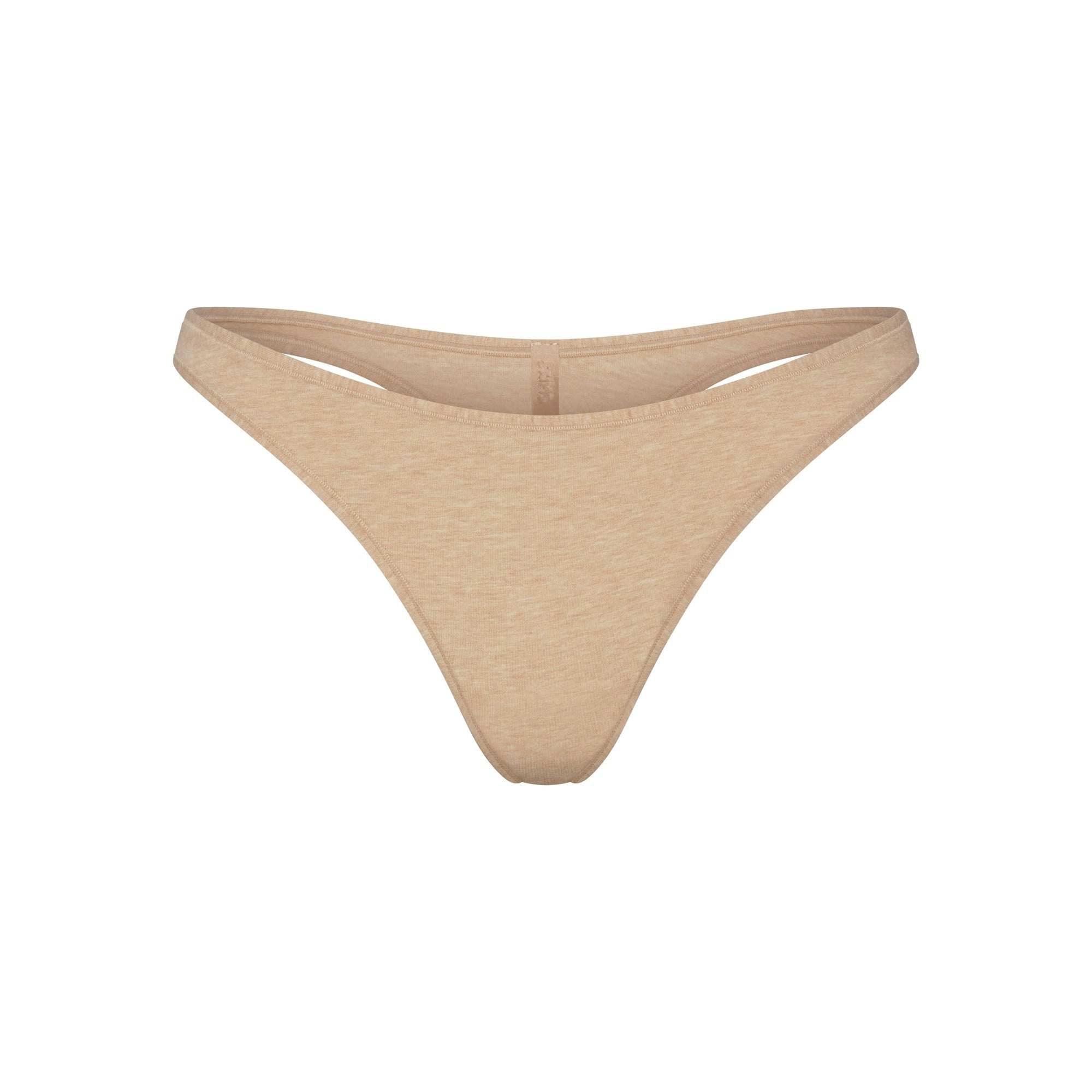 EVERYDAY COTTON THONG | CLAY HEATHER FLAT ON A WHITE BACKGROUND | FLT