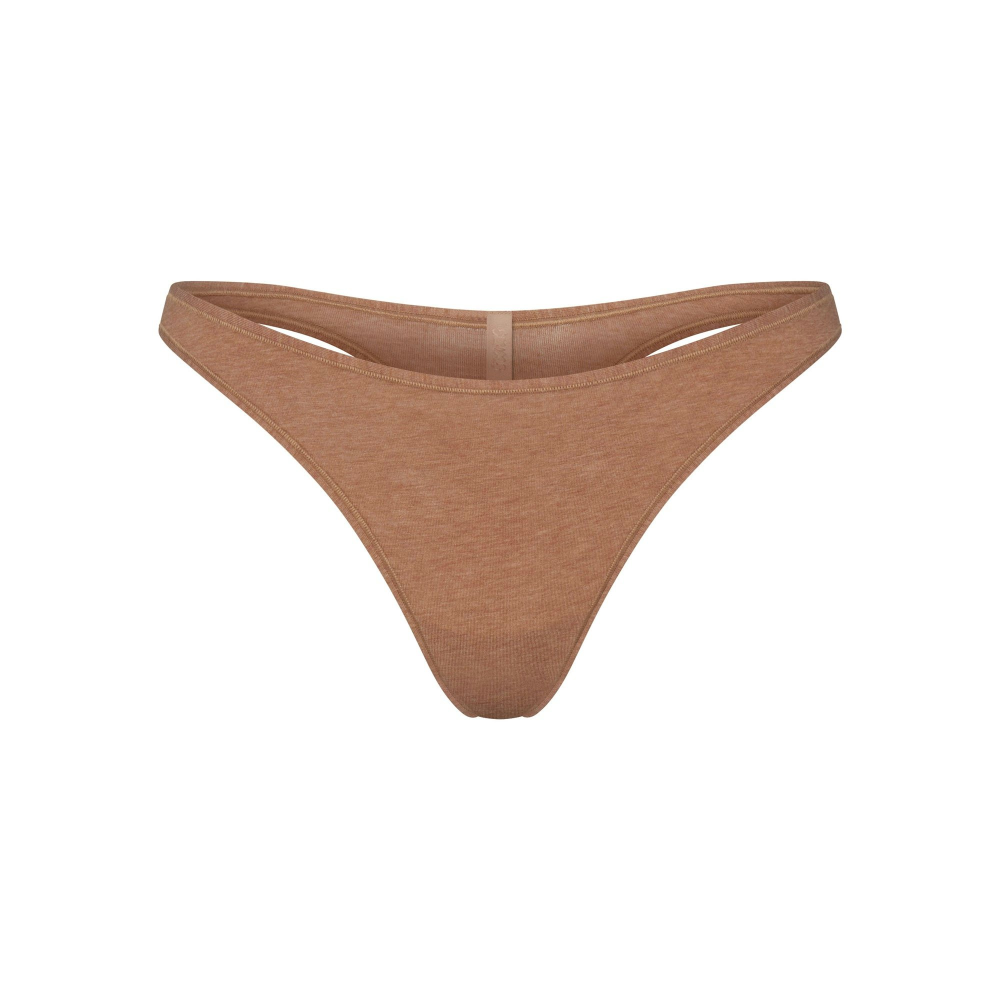 EVERYDAY COTTON THONG | SIENNA HEATHER FLAT ON A WHITE BACKGROUND | FLT