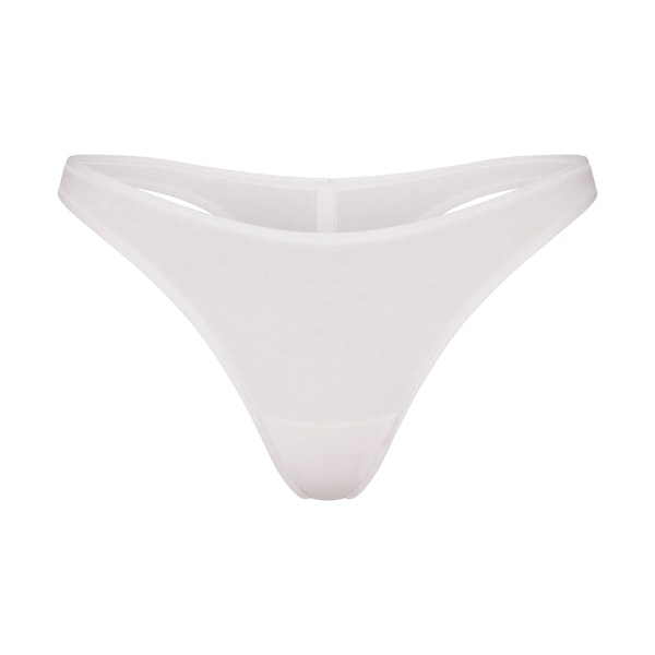 EVERYDAY COTTON THONG | SNOW FLAT ON A WHITE BACKGROUND | FLT