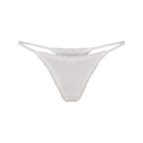 POINTELLE LACE STRING THONG