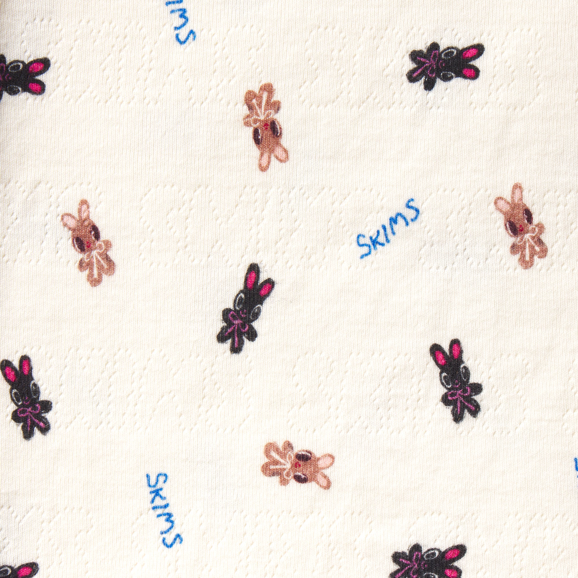 LOGO POINTELLE STRAIGHT LEG PANT | MARBLE TOSSED BUNNY | SKIMS