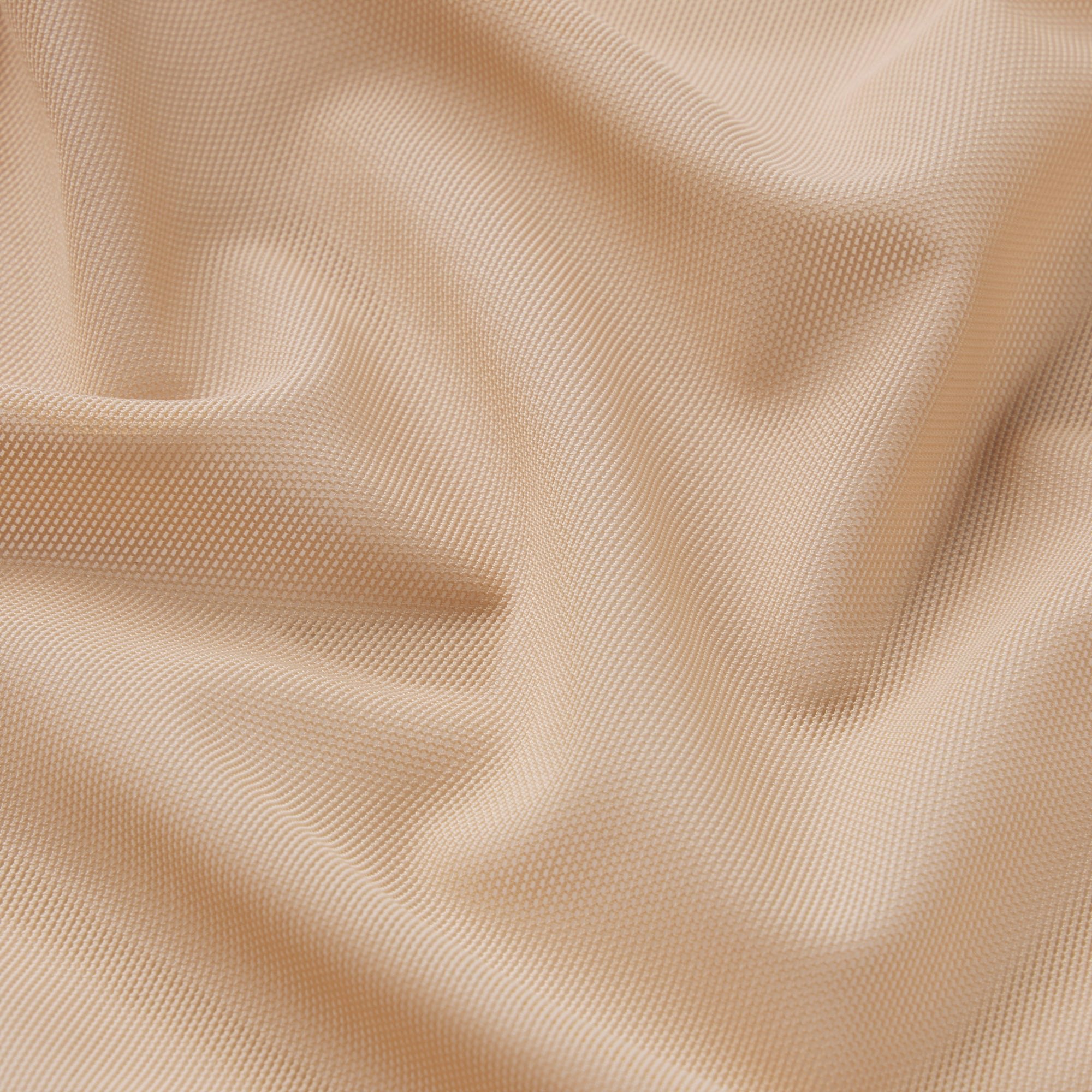 POWER MESH SHAPEWEAR CORE SCULPT HIGH-WAISTED MID THIGH SHORT | CLAY ADDITIONAL FABRIC DETAILS