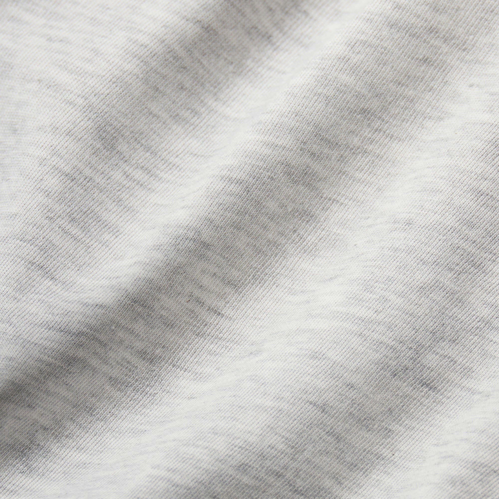 RELAXED TEES OVERSIZED LONG T-SHIRT | LIGHT HEATHER GREY ADDITIONAL FABRIC DETAILS