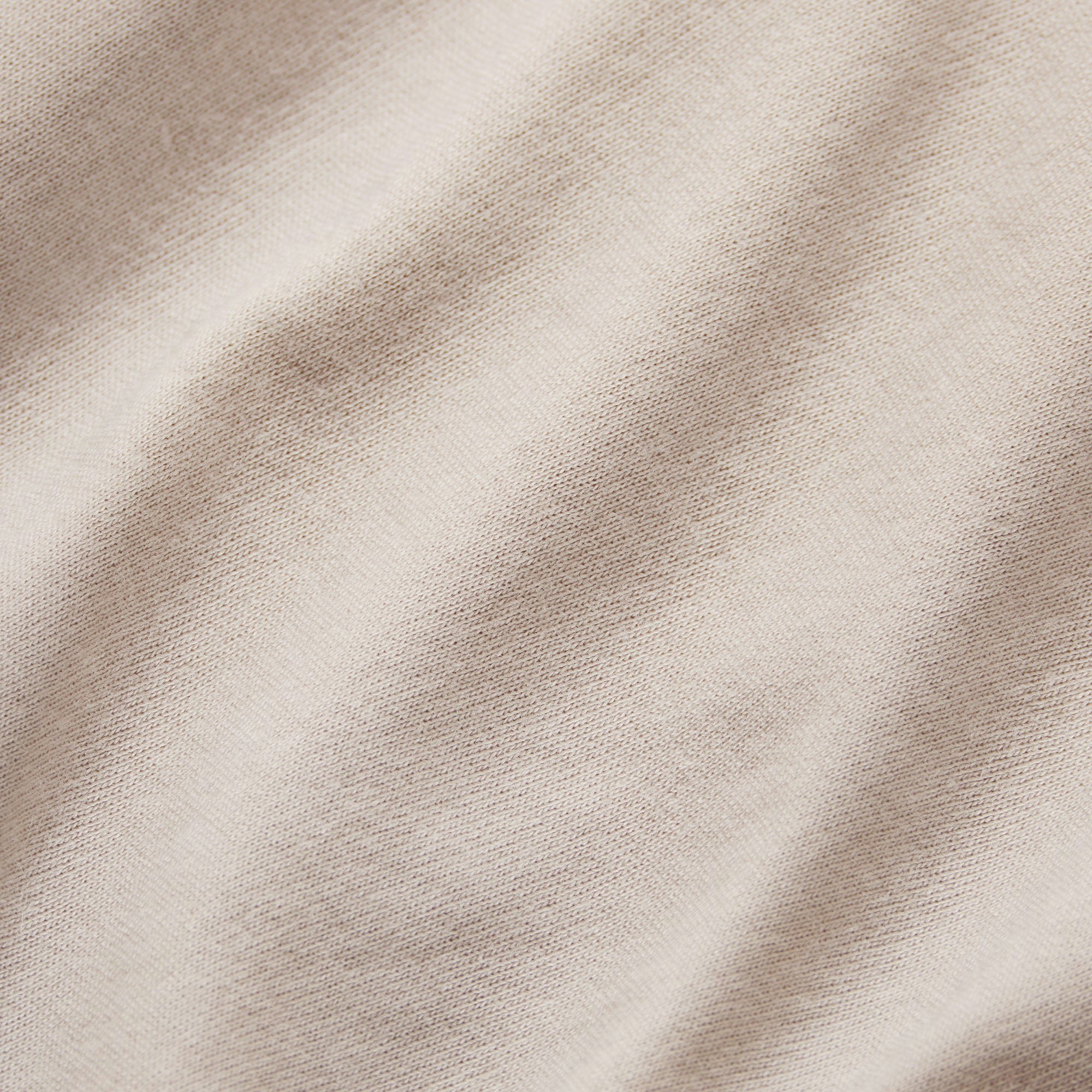 RELAXED TEES SHRUNKEN T-SHIRT | STONE ADDITIONAL FABRIC DETAILS