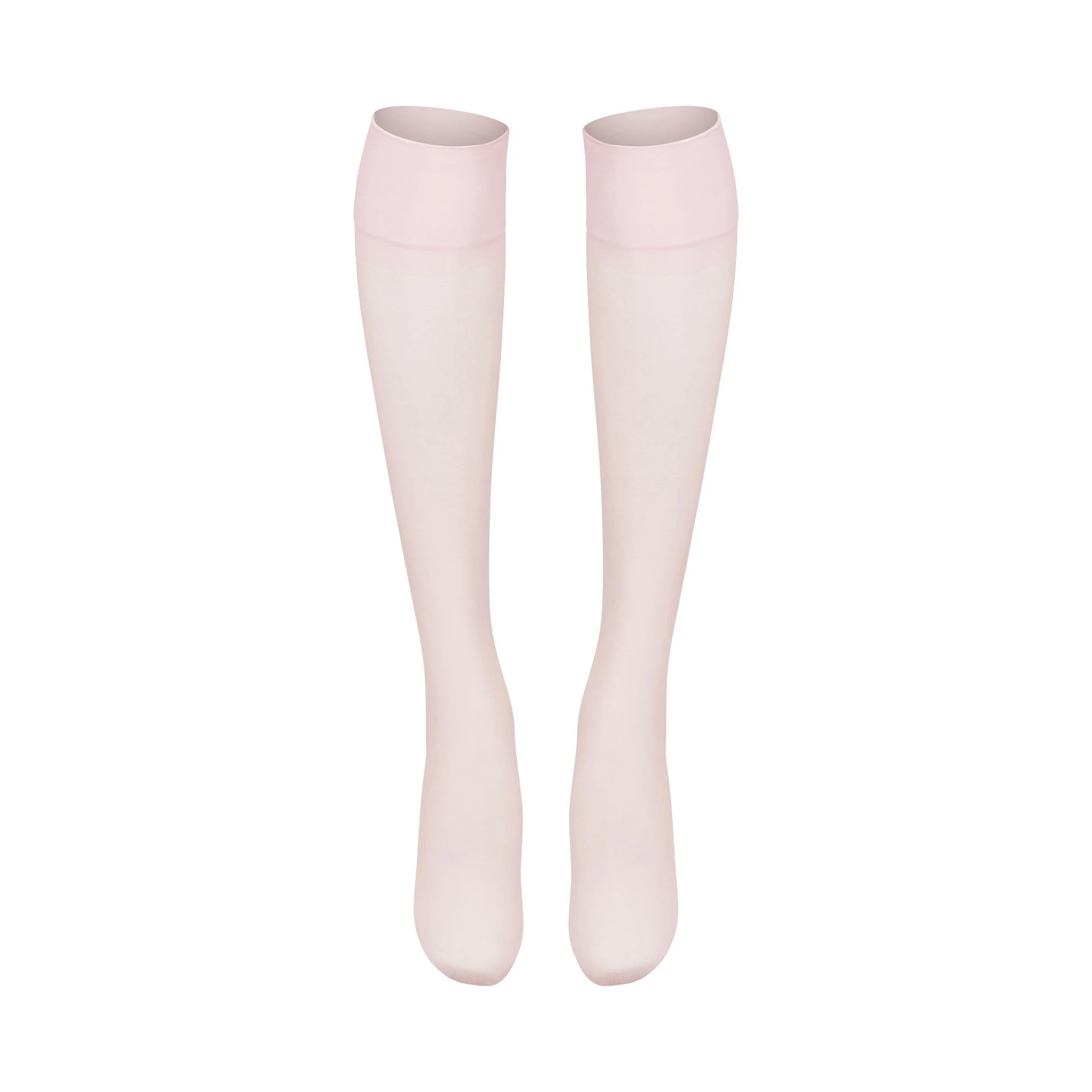 HOSIERY THIGH HIGH STOCKINGS | CHERRY BLOSSOM FLAT ON A WHITE BACKGROUND | FLT