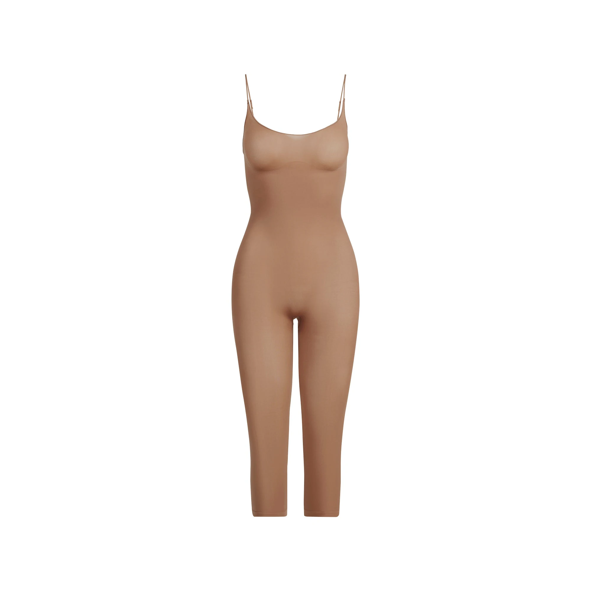 SHEER SEAMLESS CATSUIT | JASPER FLAT ON A WHITE BACKGROUND | FLT