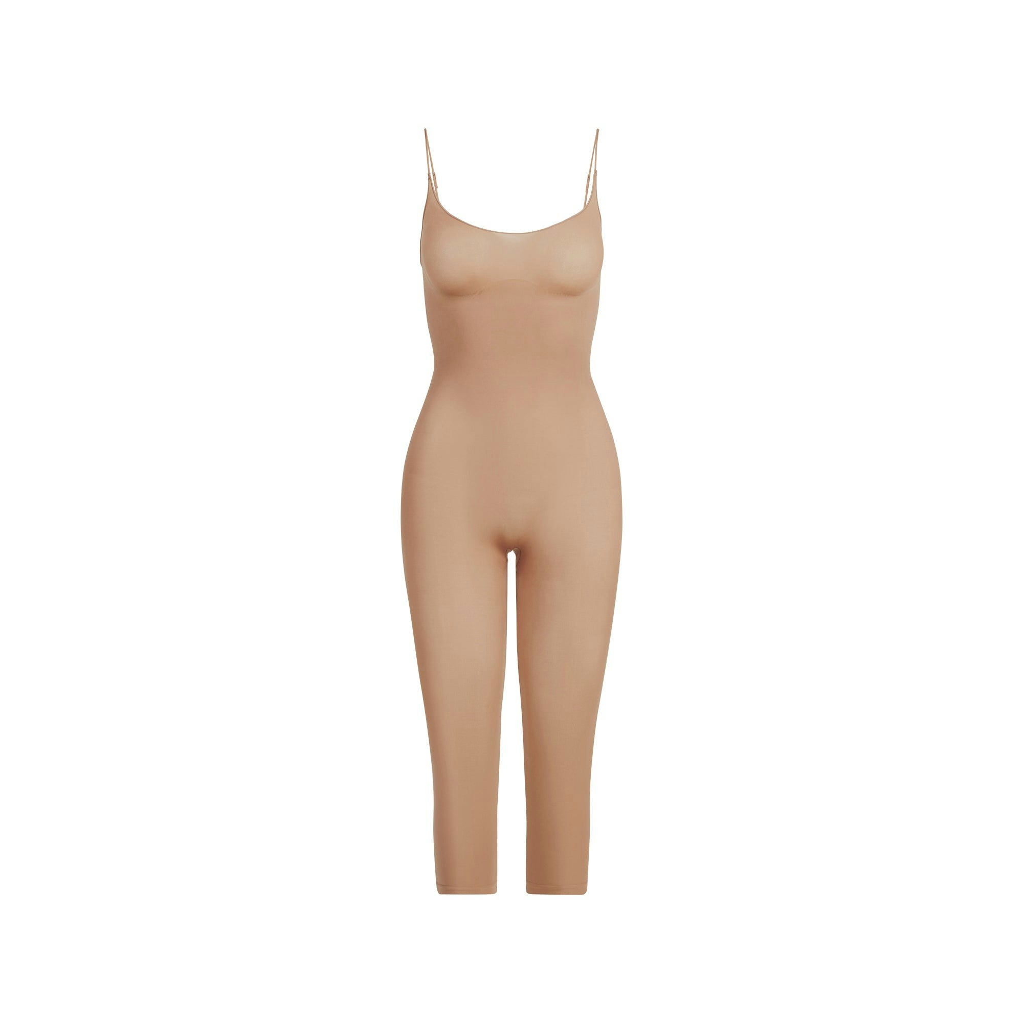 SHEER SEAMLESS CATSUIT | SIENNA FLAT ON A WHITE BACKGROUND | FLT