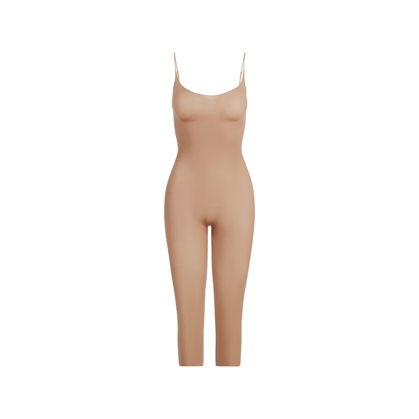 SHEER SEAMLESS CATSUIT | SIENNA FLAT ON A WHITE BACKGROUND | FLT