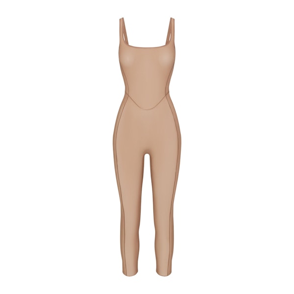 POWER MESH CATSUIT | SIENNA FLAT ON A WHITE BACKGROUND | FLT