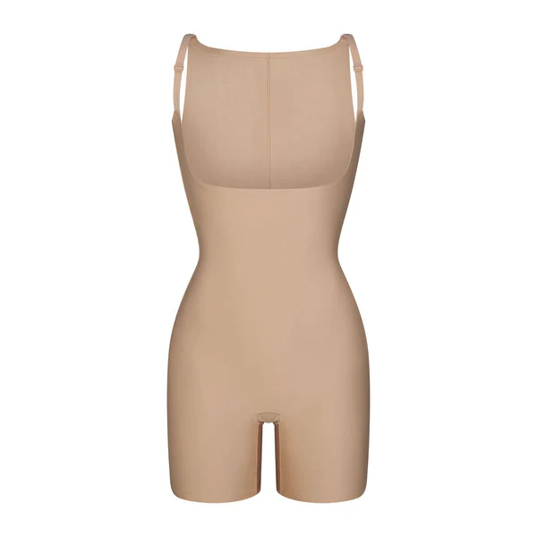 SKIMS BODY core sculpt back smoothing open bust mid thigh bodysuit by SKIMS