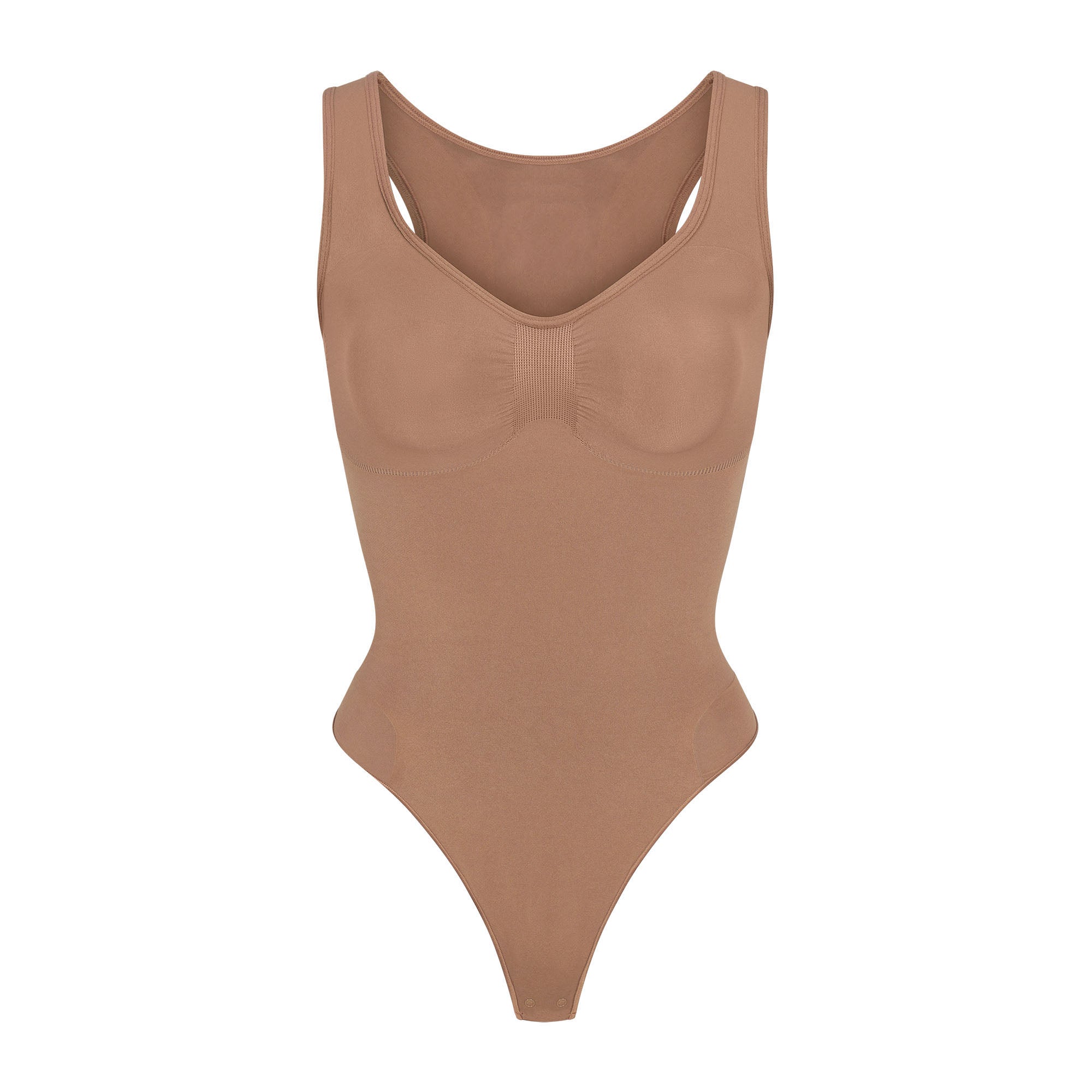 SEAMLESS SCULPT SCOOP NECK THONG BODYSUIT | SIENNA
