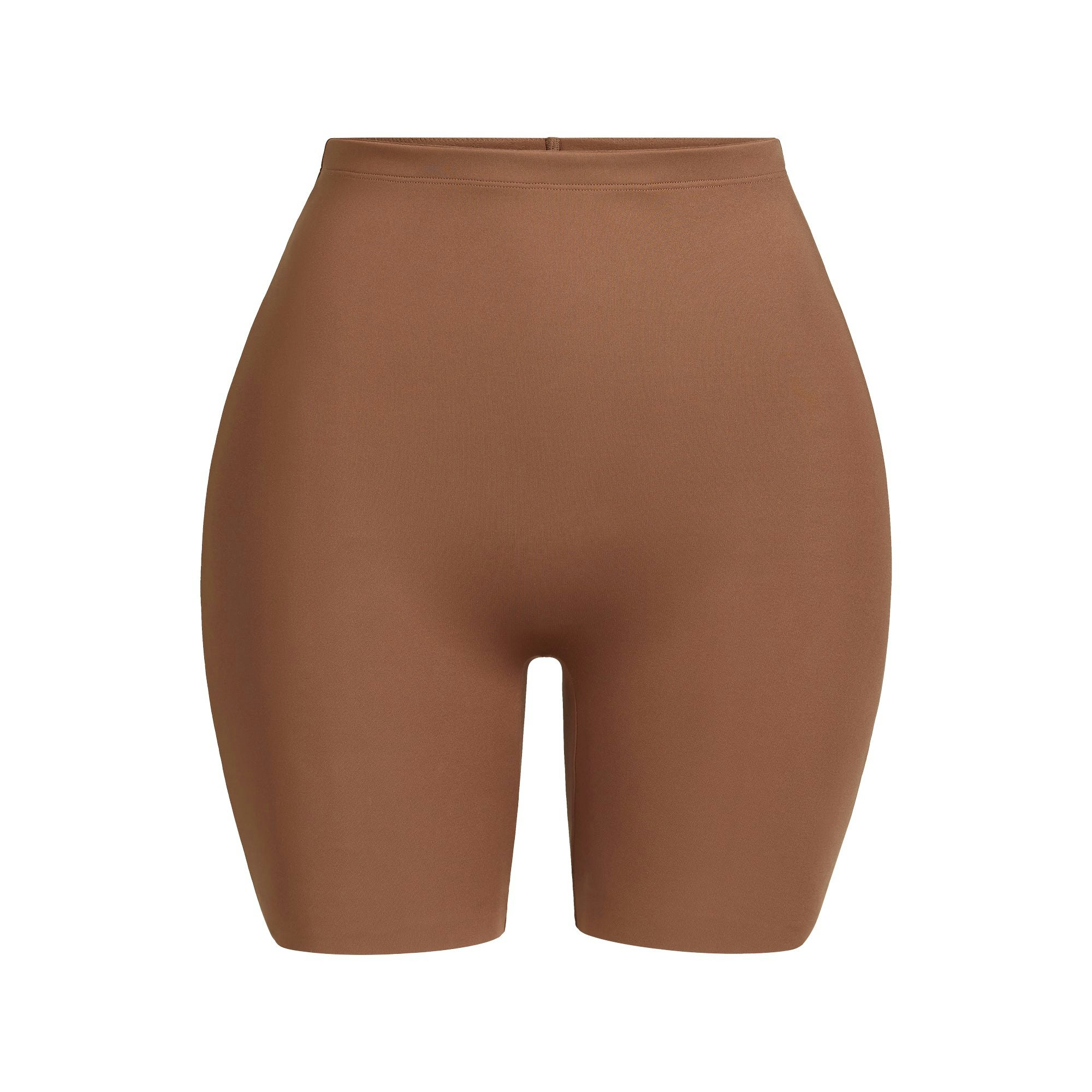 SKIMS BODY HIP ENHANCING MID THIGH SHORT | JASPER FLAT ON A WHITE BACKGROUND | FLT