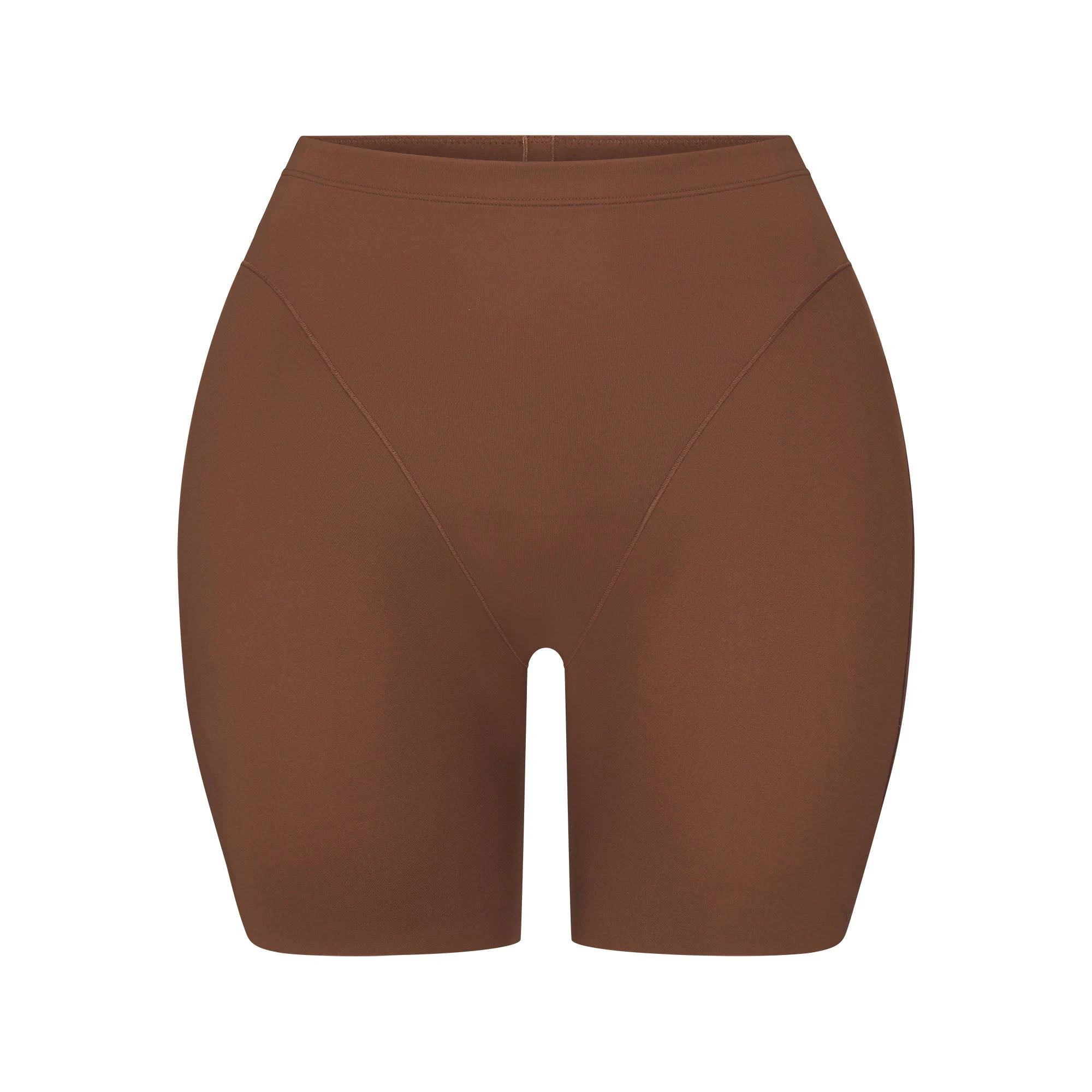 SKIMS BODY BUTT AND HIP ENHANCING MID THIGH SHORT | JASPER FLAT ON A WHITE BACKGROUND | FLT