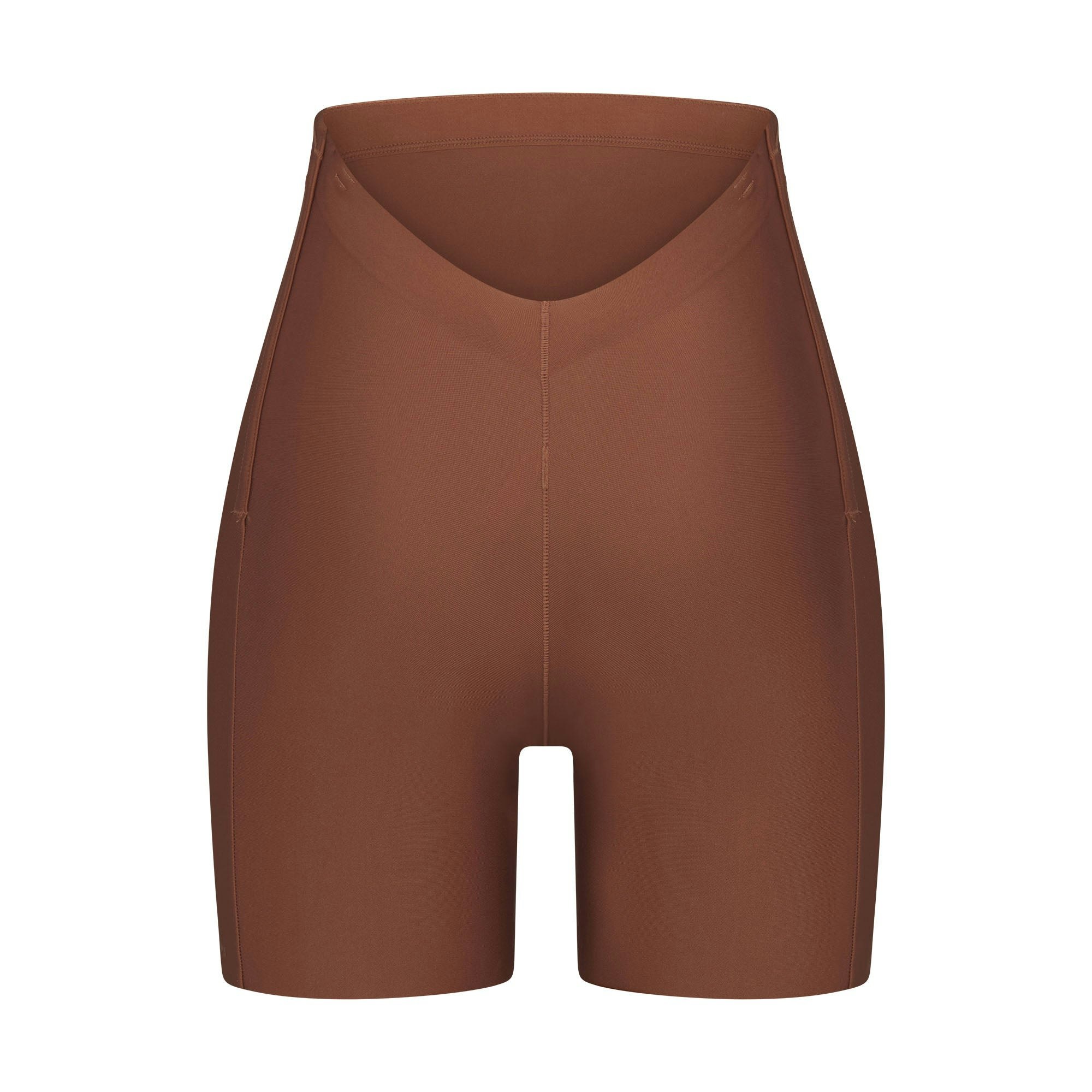 SKIMS BODY CORE SCULPT LOW BACK SHORT | JASPER FLAT ON A WHITE BACKGROUND | FLT