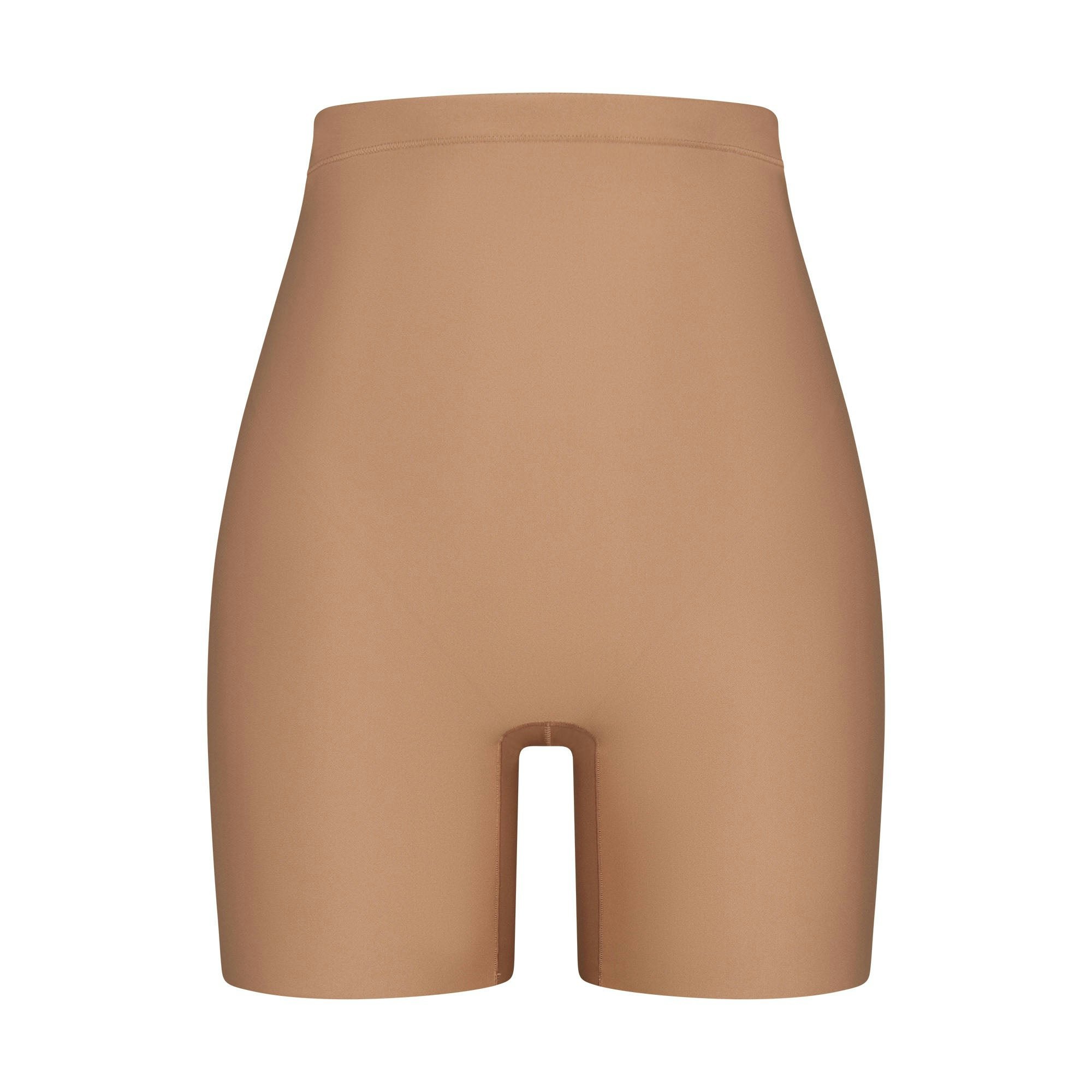 SKIMS BODY CORE SCULPT LOW BACK SHORT | SIENNA FLAT ON A WHITE BACKGROUND | FLT