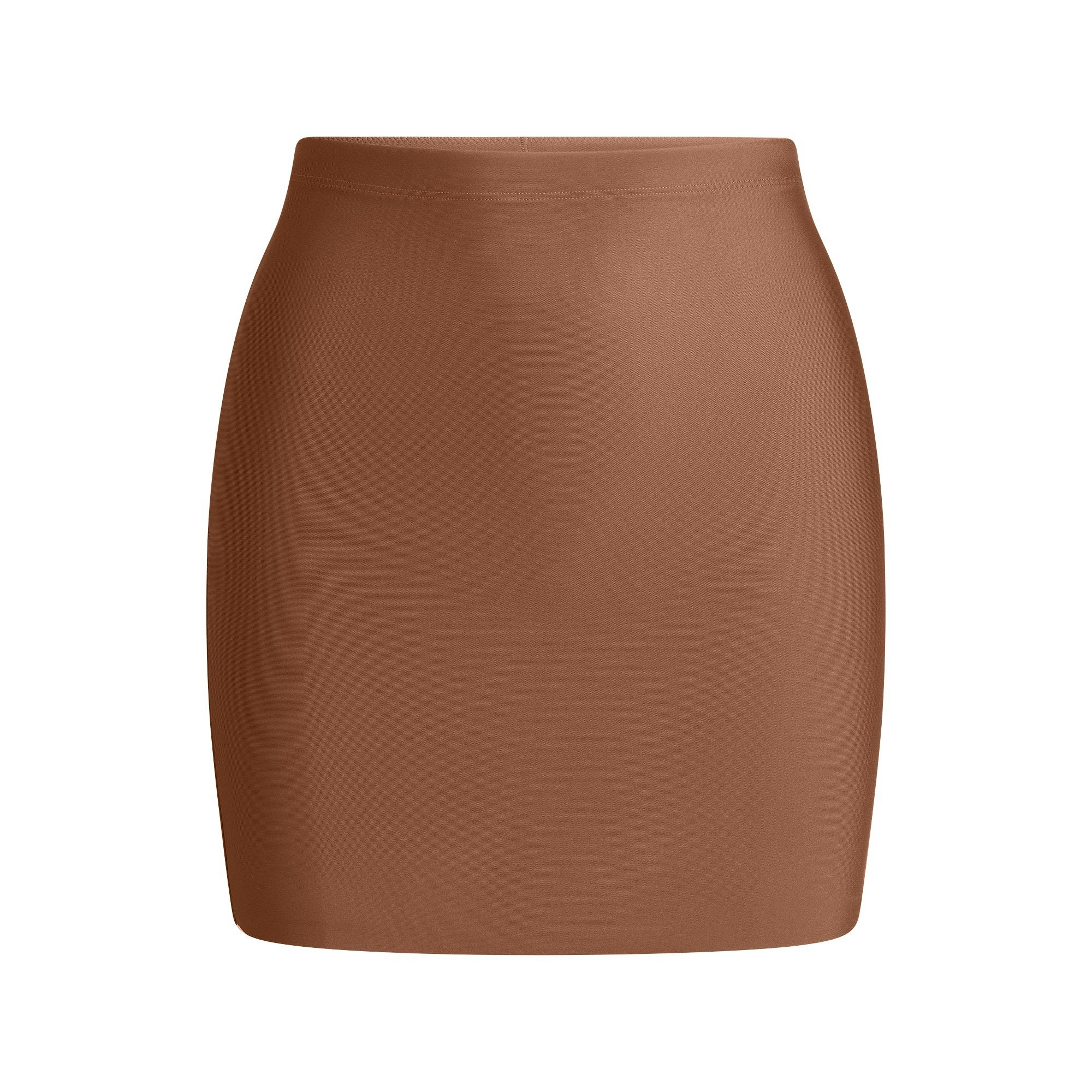 SKIMS BODY CORE SCULPT SKORT | JASPER FLAT ON A WHITE BACKGROUND | FLT