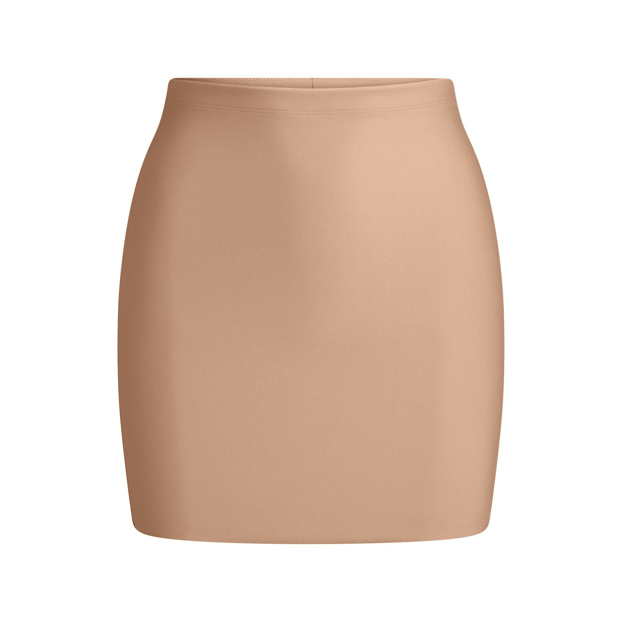 SKIMS BODY CORE SCULPT SKORT | SIENNA FLAT ON A WHITE BACKGROUND | FLT