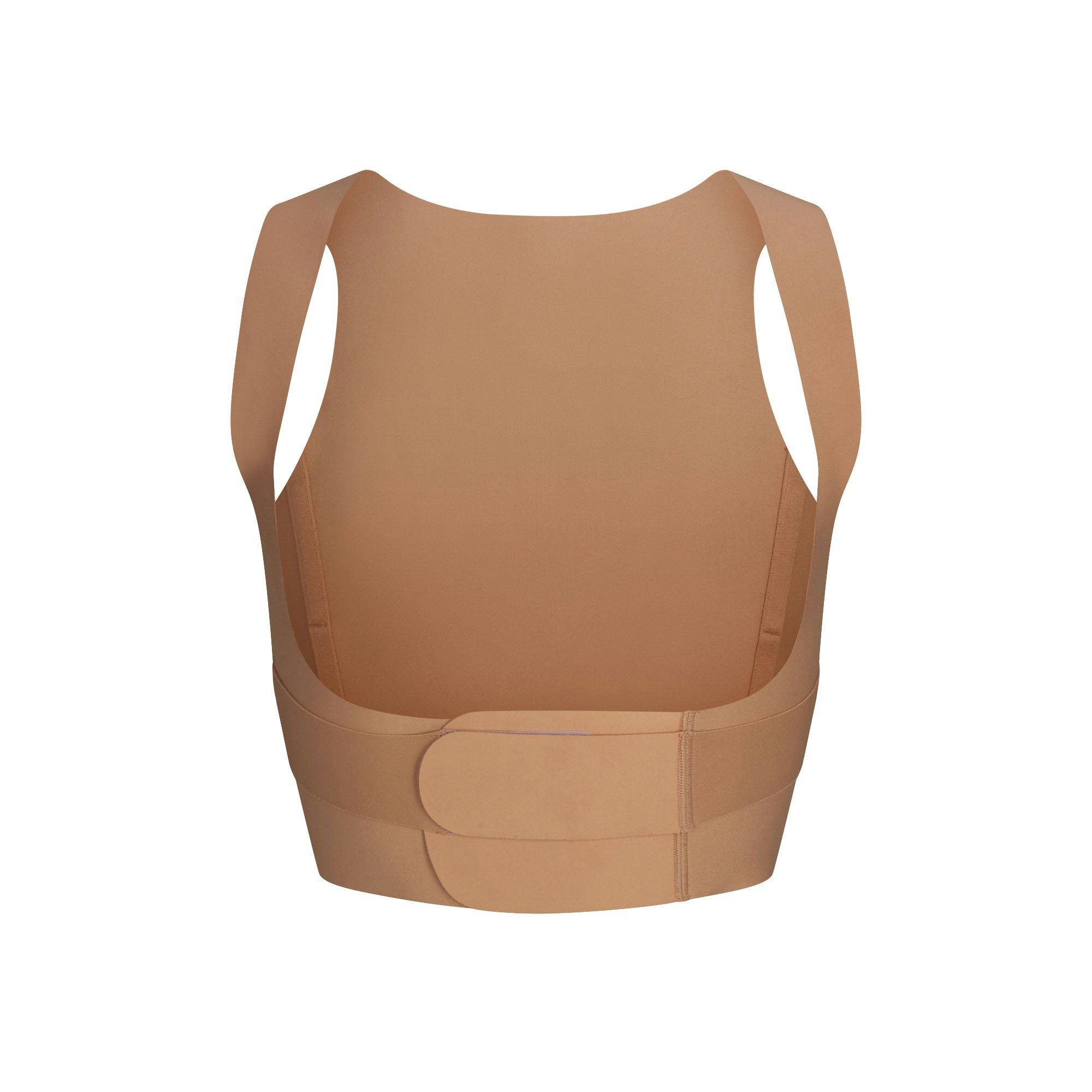 SKIMS BODY POSTURE TRAINER VEST | SIENNA FLAT ON A WHITE BACKGROUND | FLT