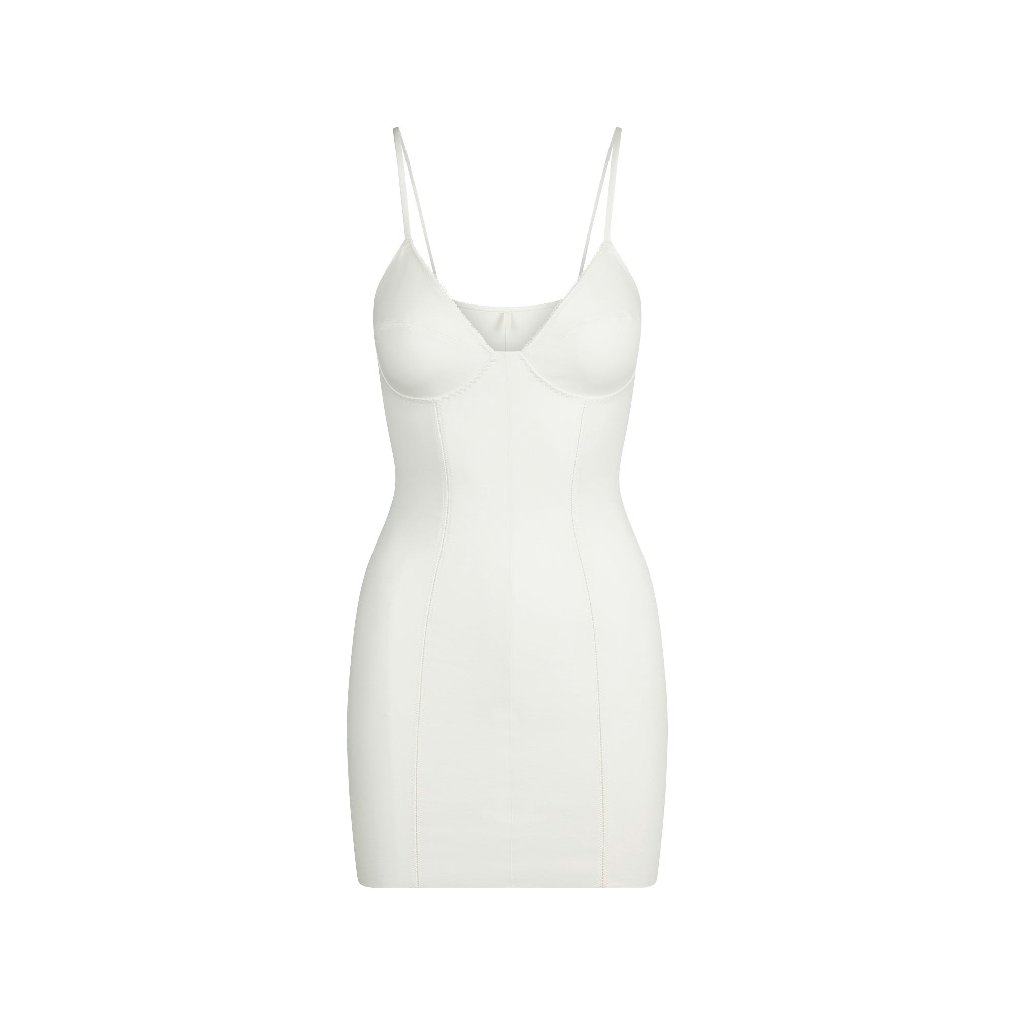 COTTON SHAPEWEAR MINI DRESS | MARBLE FLAT ON A WHITE BACKGROUND | FLT