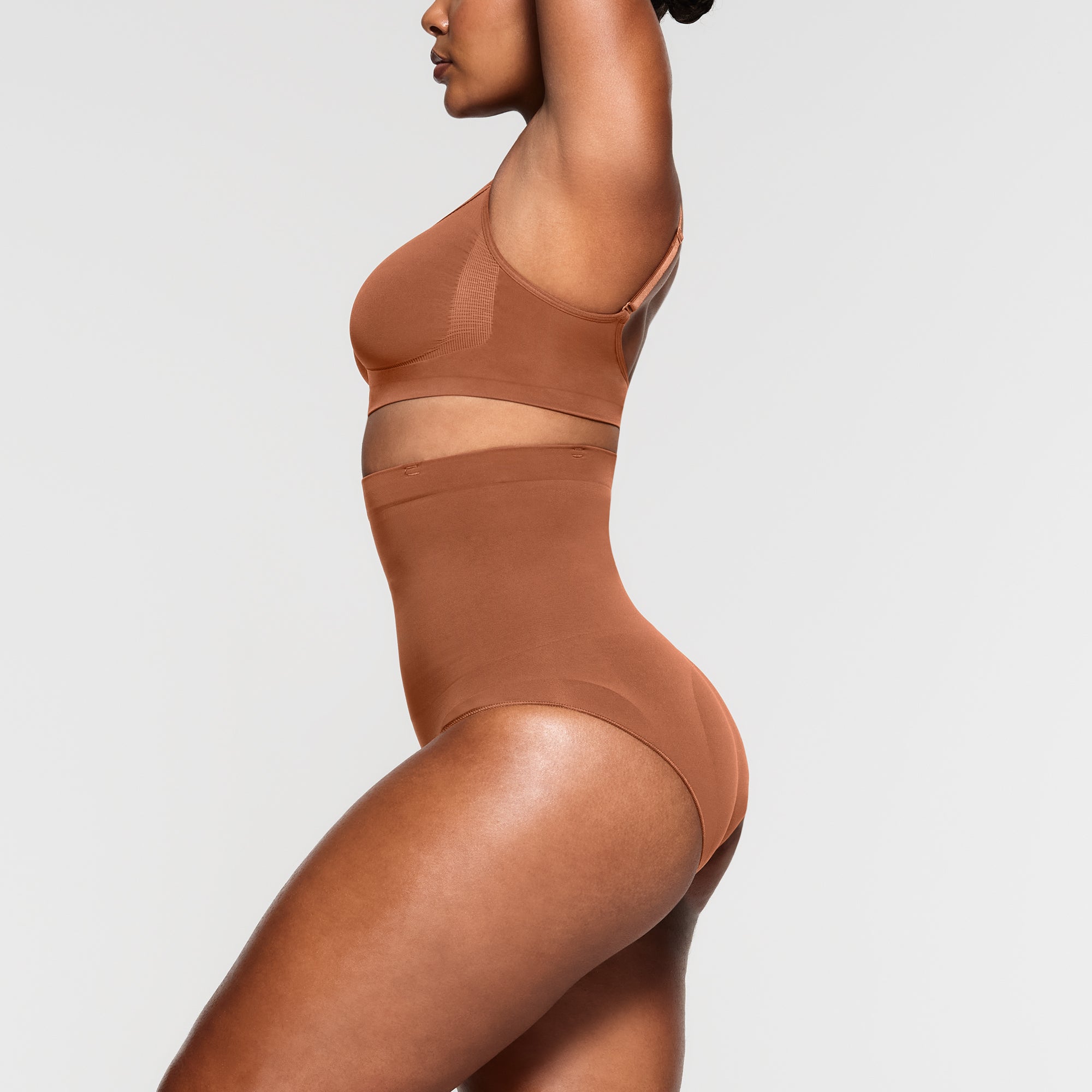 CORE CONTROL HIGH WAISTED BRIEF BRONZE