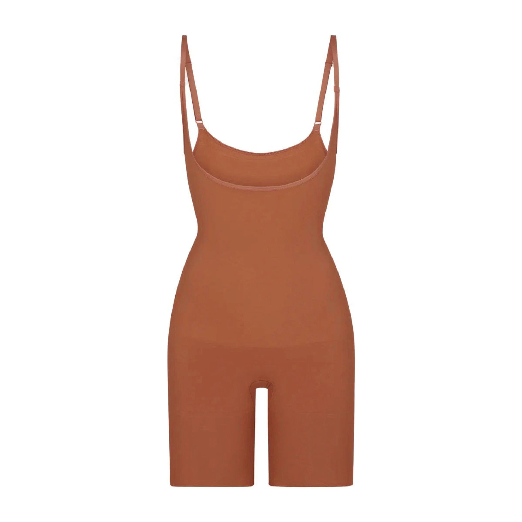 BUTT ENHANCING OPEN BUST BODYSUIT | BRONZE (SHAPEWEAR BODYSUITS) LAYS FLAT ON A WHITE BACKGROUND | FLT