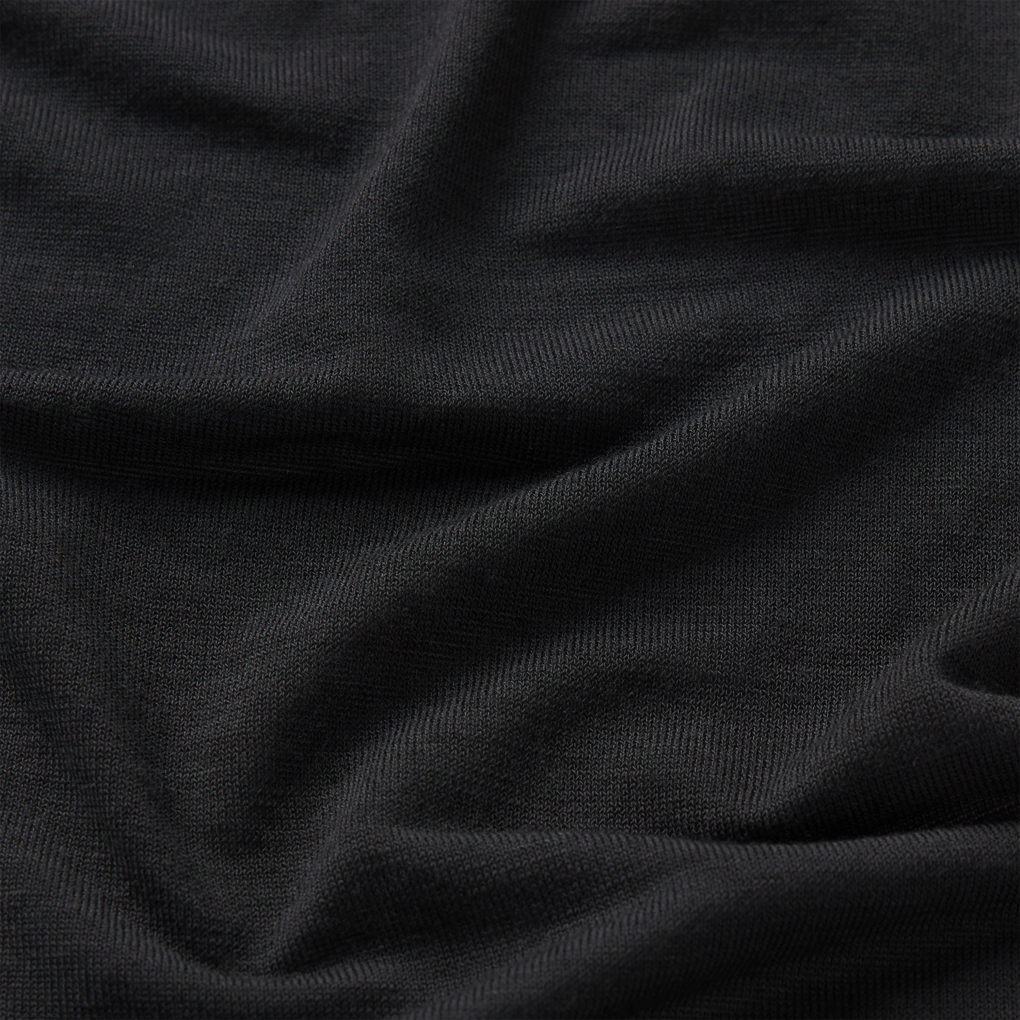 SHEER MODAL CREWNECK HENLEY | ONYX ADDITIONAL FABRIC DETAILS