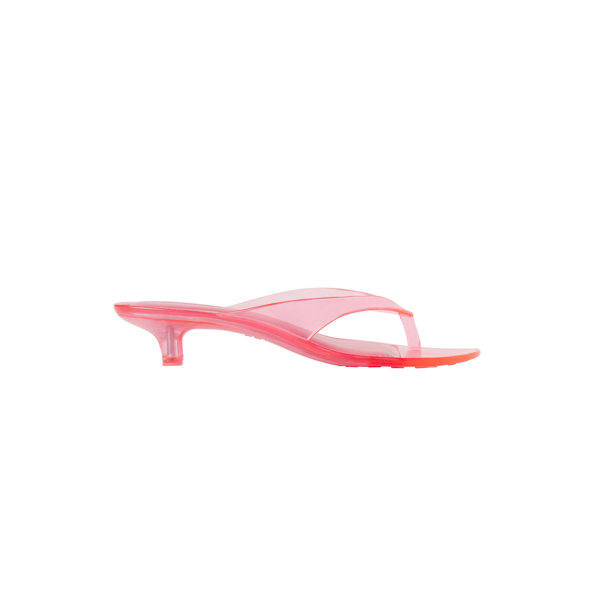 JELLY KITTEN HEEL | MELON & LAYS FLAT ON A WHITE BACKGROUND | FLT @ | FOCUS: 0.0, 1.0, 0.9