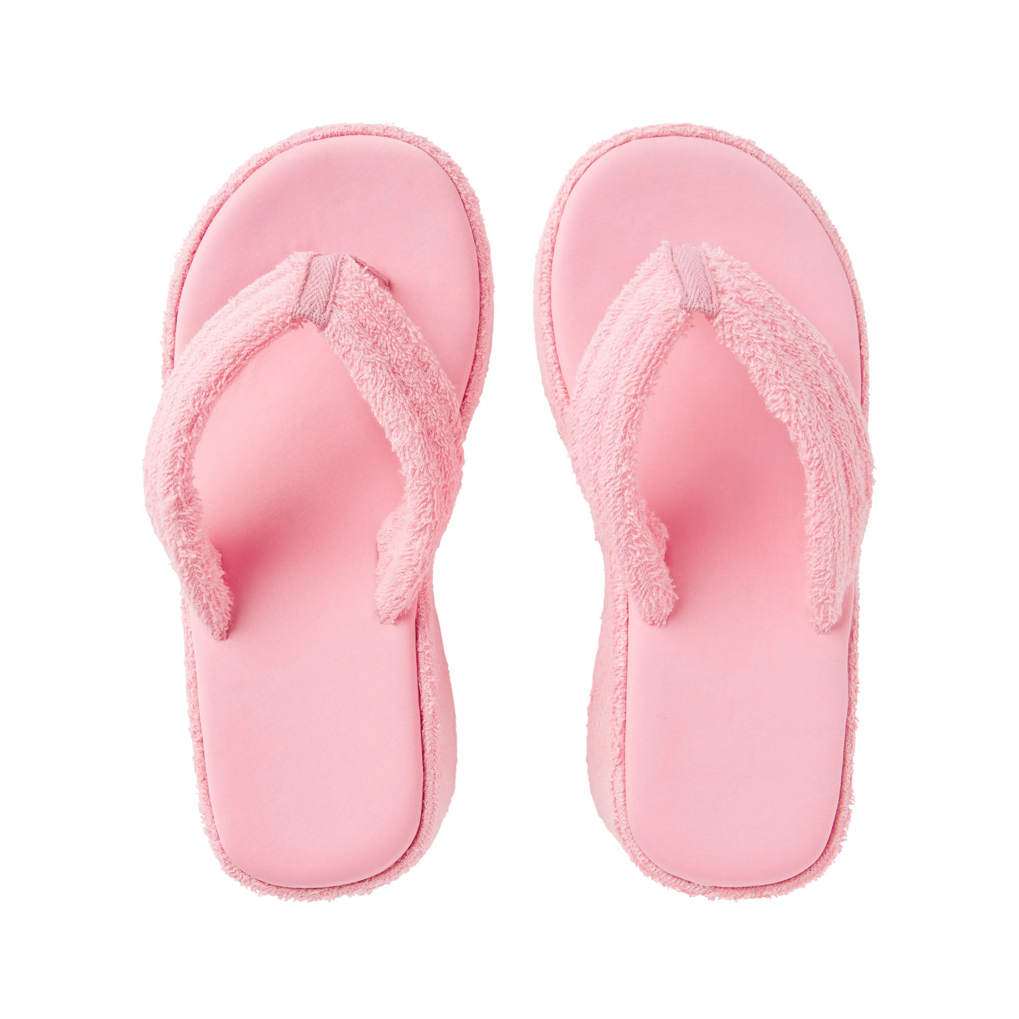 TERRY PLATFORM SANDAL | MELON ADDITIONAL FABRIC DETAILS