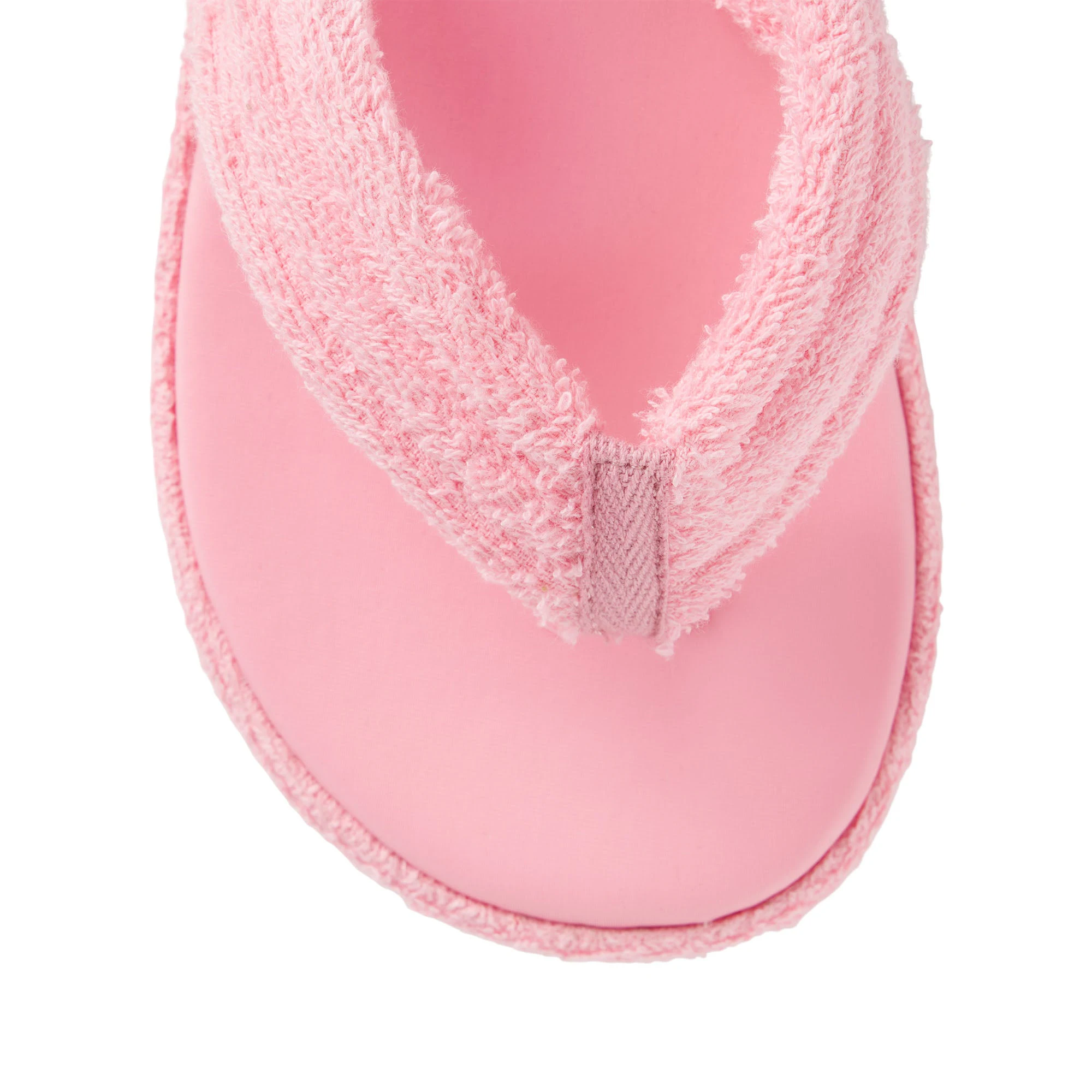 TERRY PLATFORM SANDAL | MELON ADDITIONAL FABRIC DETAILS