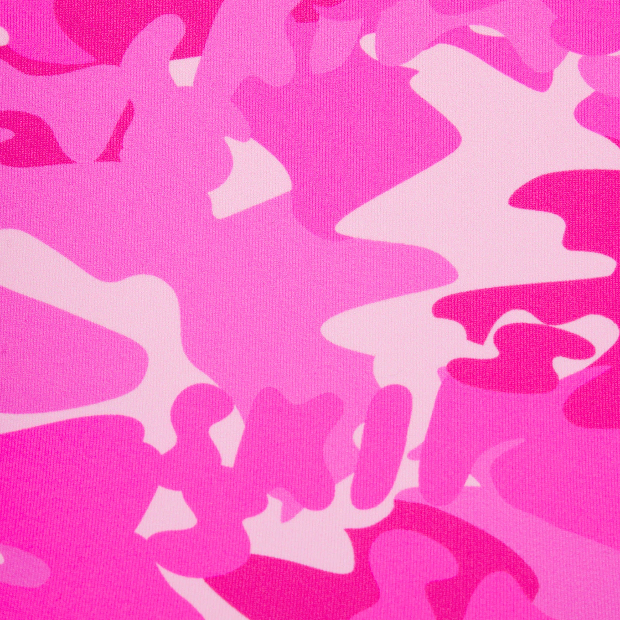 SIGNATURE SWIM TRIANGLE TOP | PINK CAMO ADDITIONAL FABRIC DETAILS